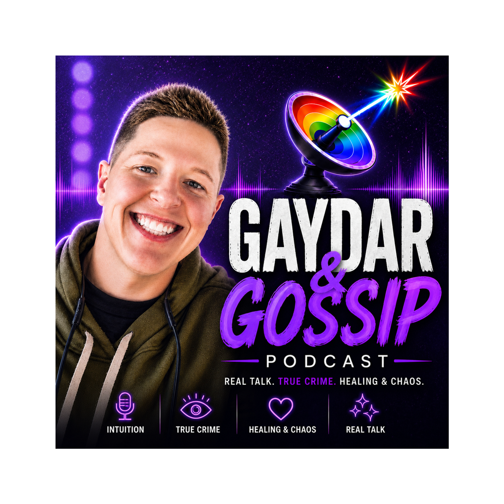 Gaydar and Gossip- trailer podcast artwork