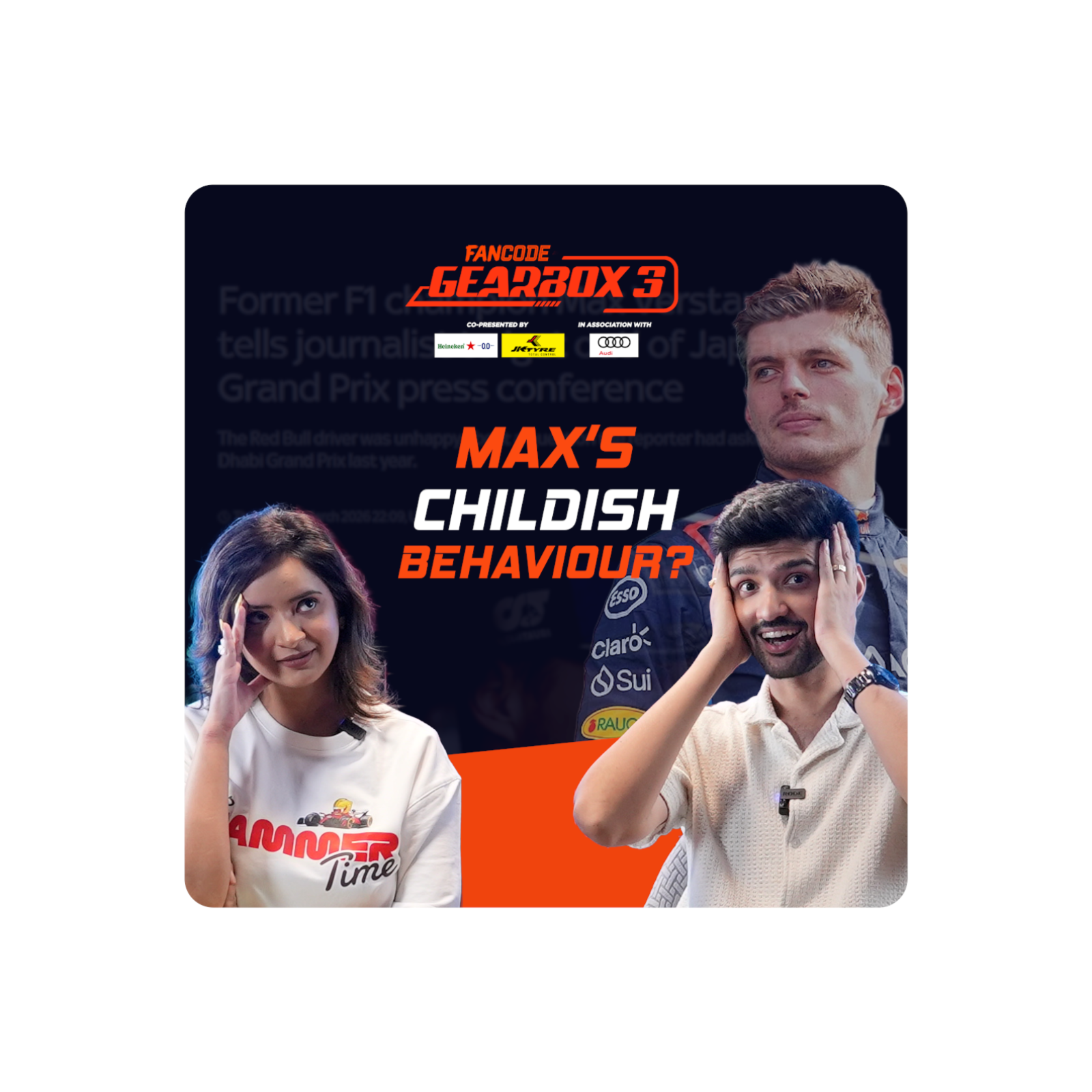 No End To Kalesh In The World Of F1 👀 | FanCode Gearbox Season 3 Episode 2 🚦