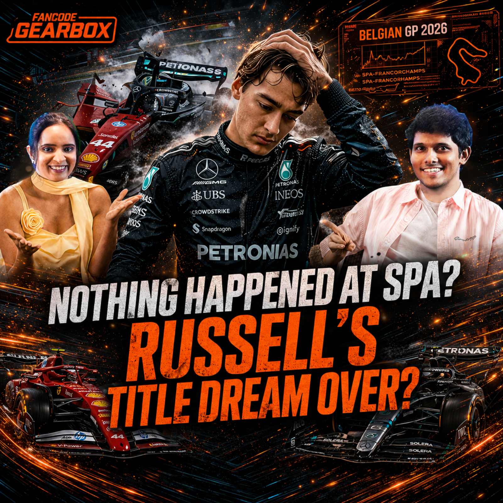 Russell's Title Hopes Take a Hit  Was Lewis Really at Fault? | Gearbox Season 3 Episode 10 episode artwork