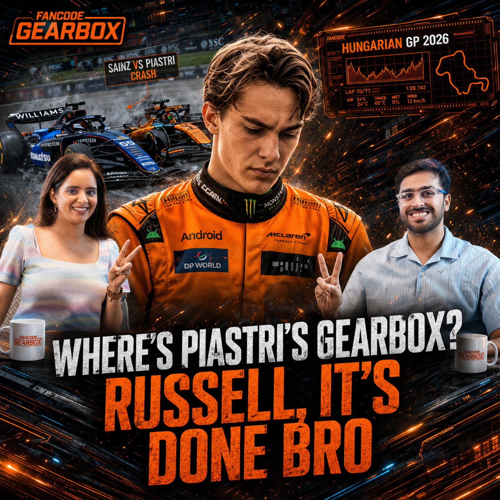 George Russell Can’t Catch a Break While Hamilton’s Penalties Aren’t on Holiday 🫣 | Gearbox Season 3 Episode 11