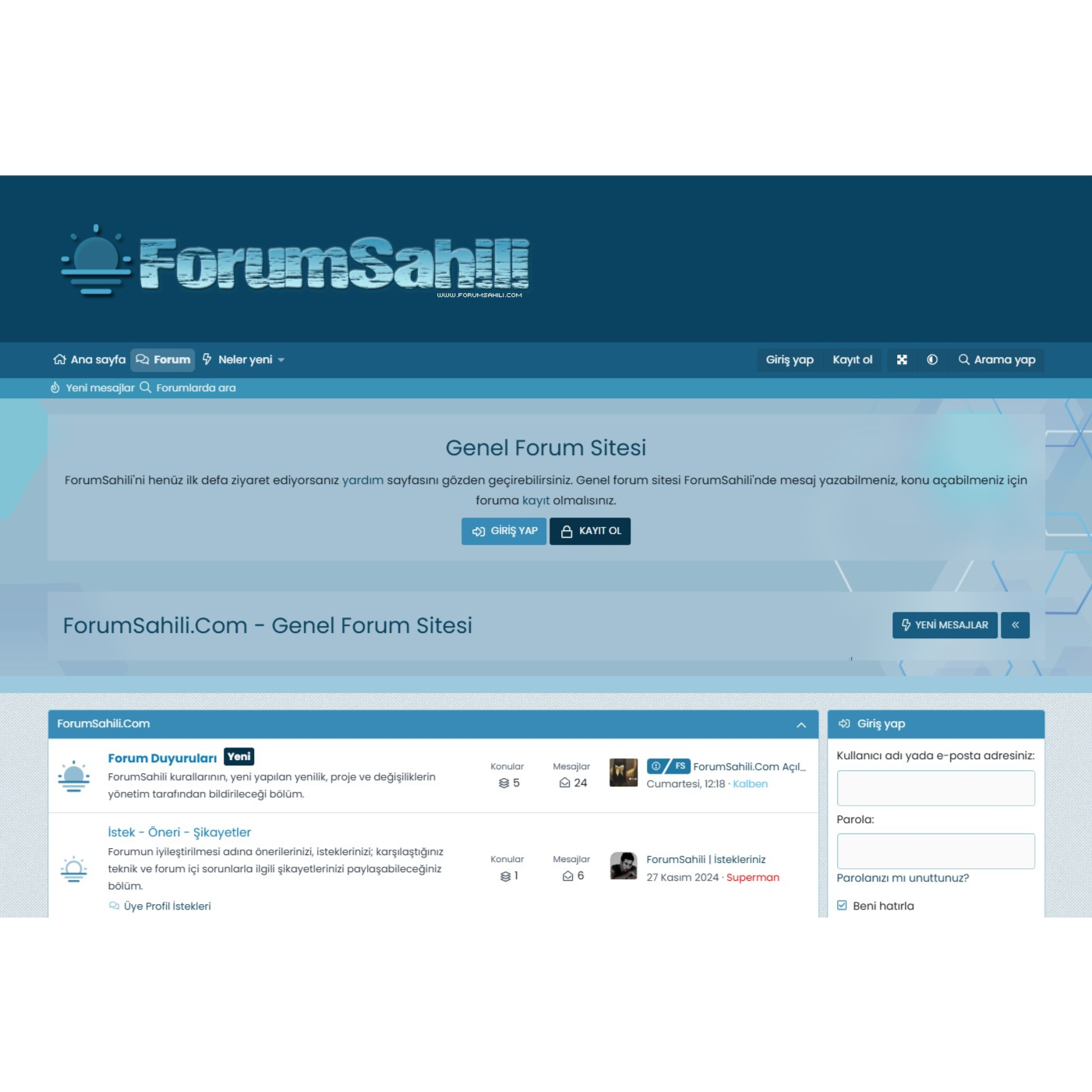 Genel Forum Sitesi