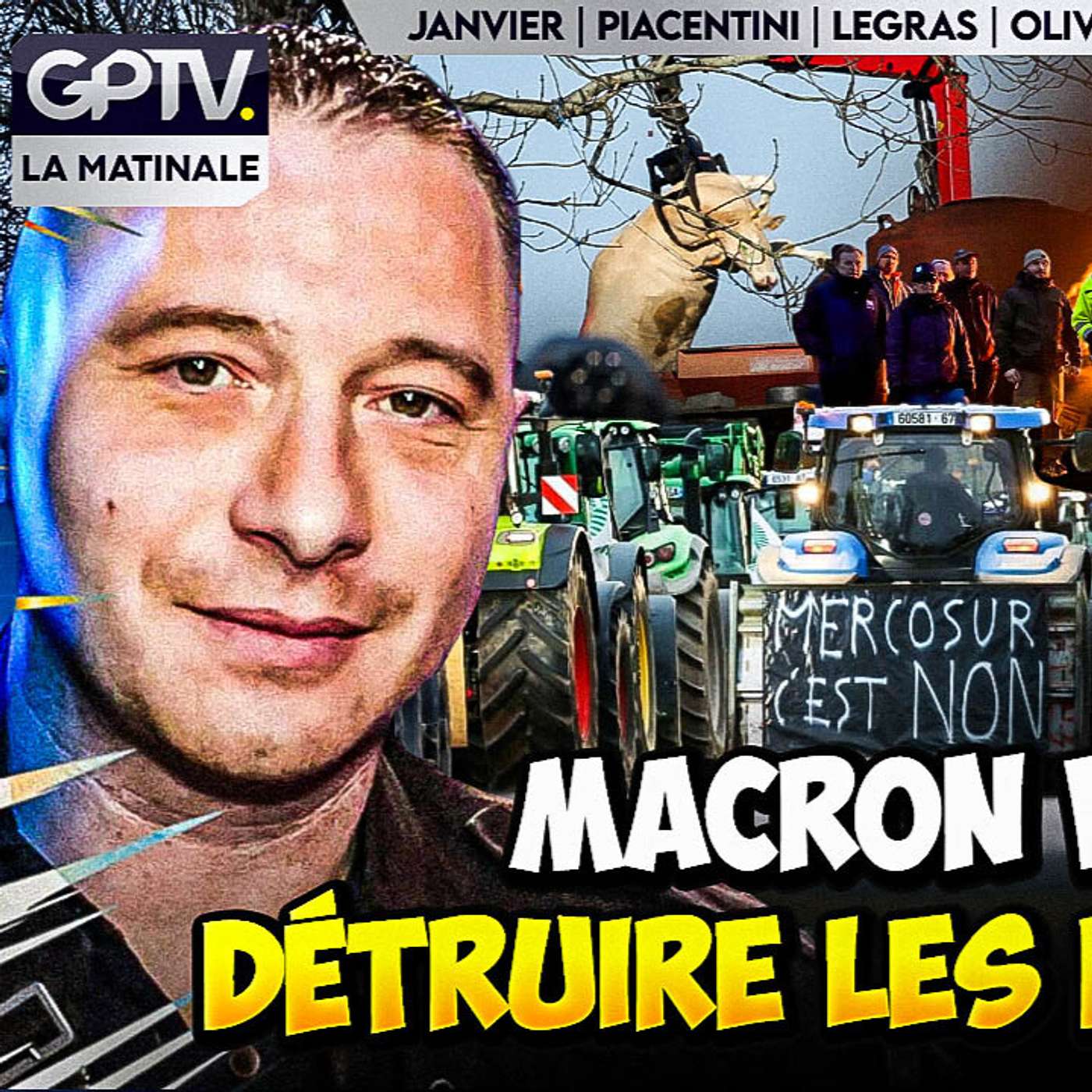 CRISE AGRICOLE : MOBILISATION ET INSURRECTION GÉNÉRALE ! | GPTV LA MATINALE