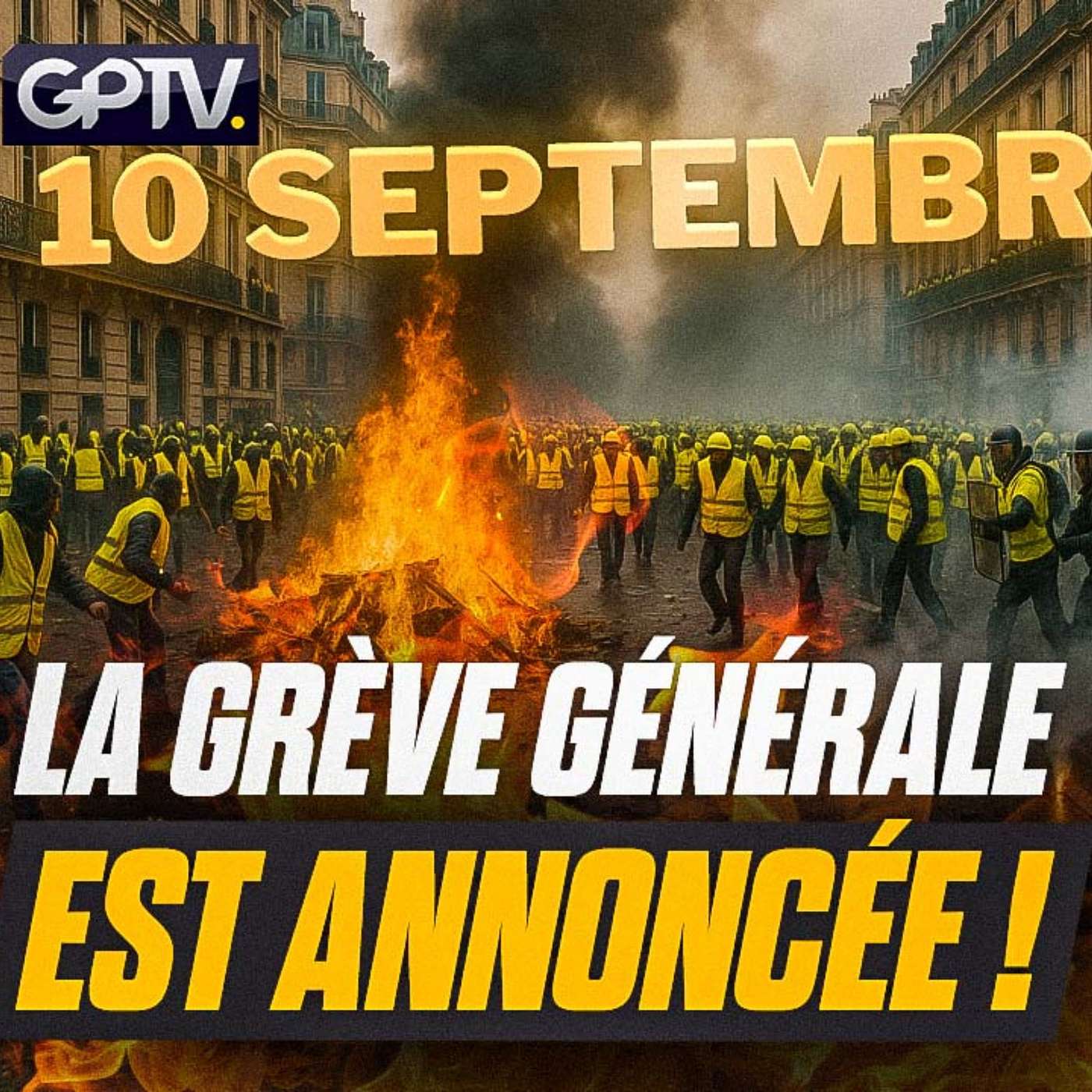 GRÈVE GÉNÉRALE DU 10 SEPTEMBRE : LE GRAND RETOUR DES GILETS JAUNES ? | GPTV