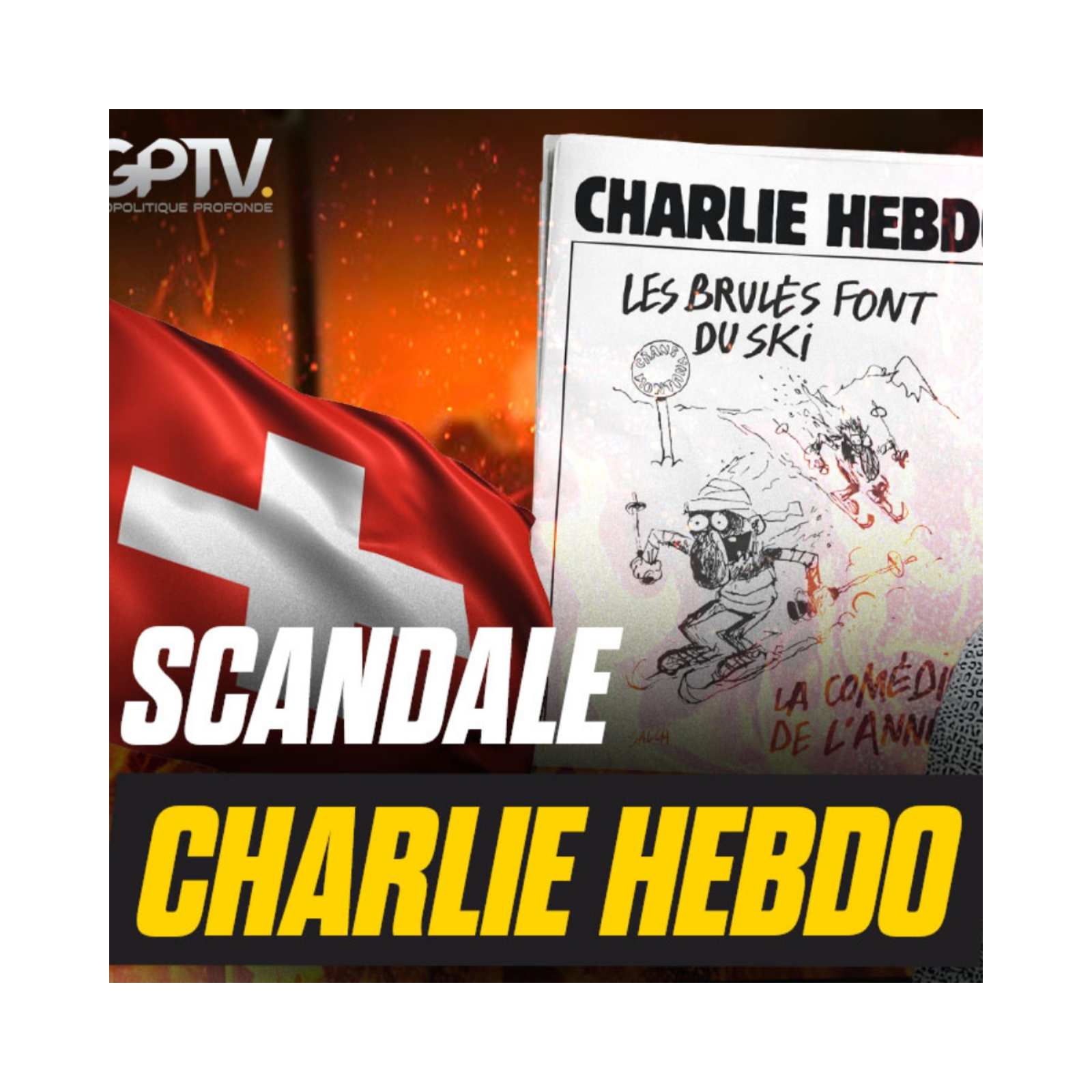 CHARLIE HEBDO se moque de l'incendie de CRANS MONTANA avec sa nouvelle caricature ! | GPTV