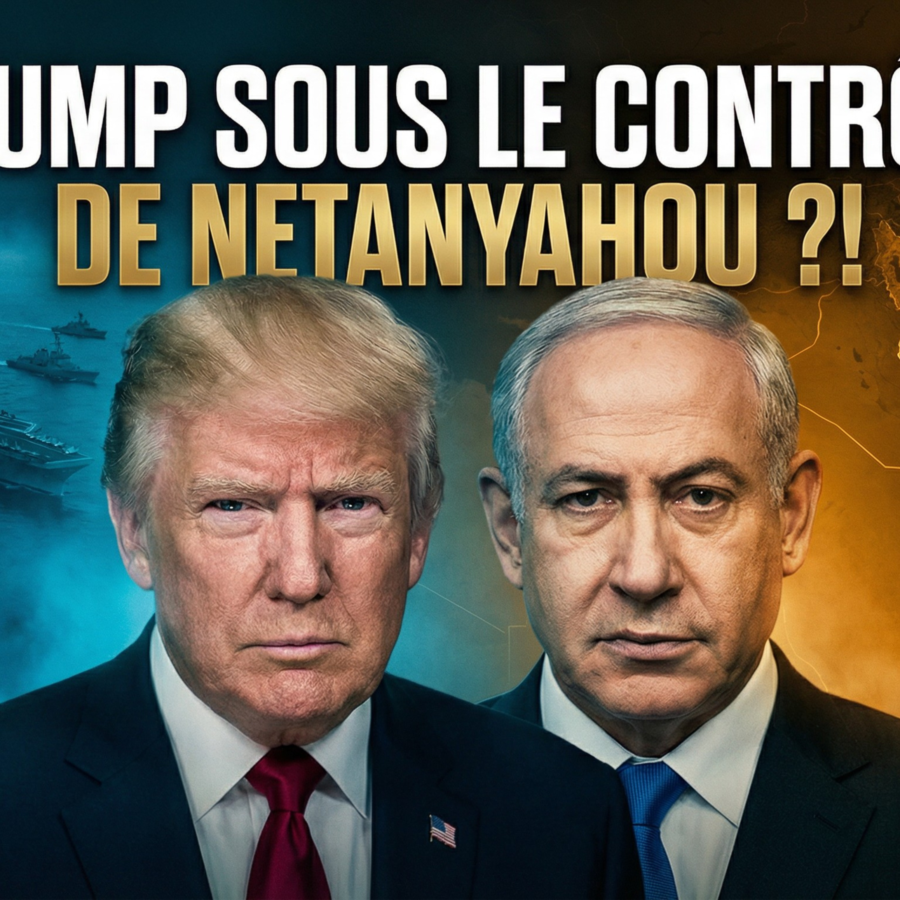 TRUMP mobilise l’ARMADA pour ISRAËL : qui tire les ficelles ?