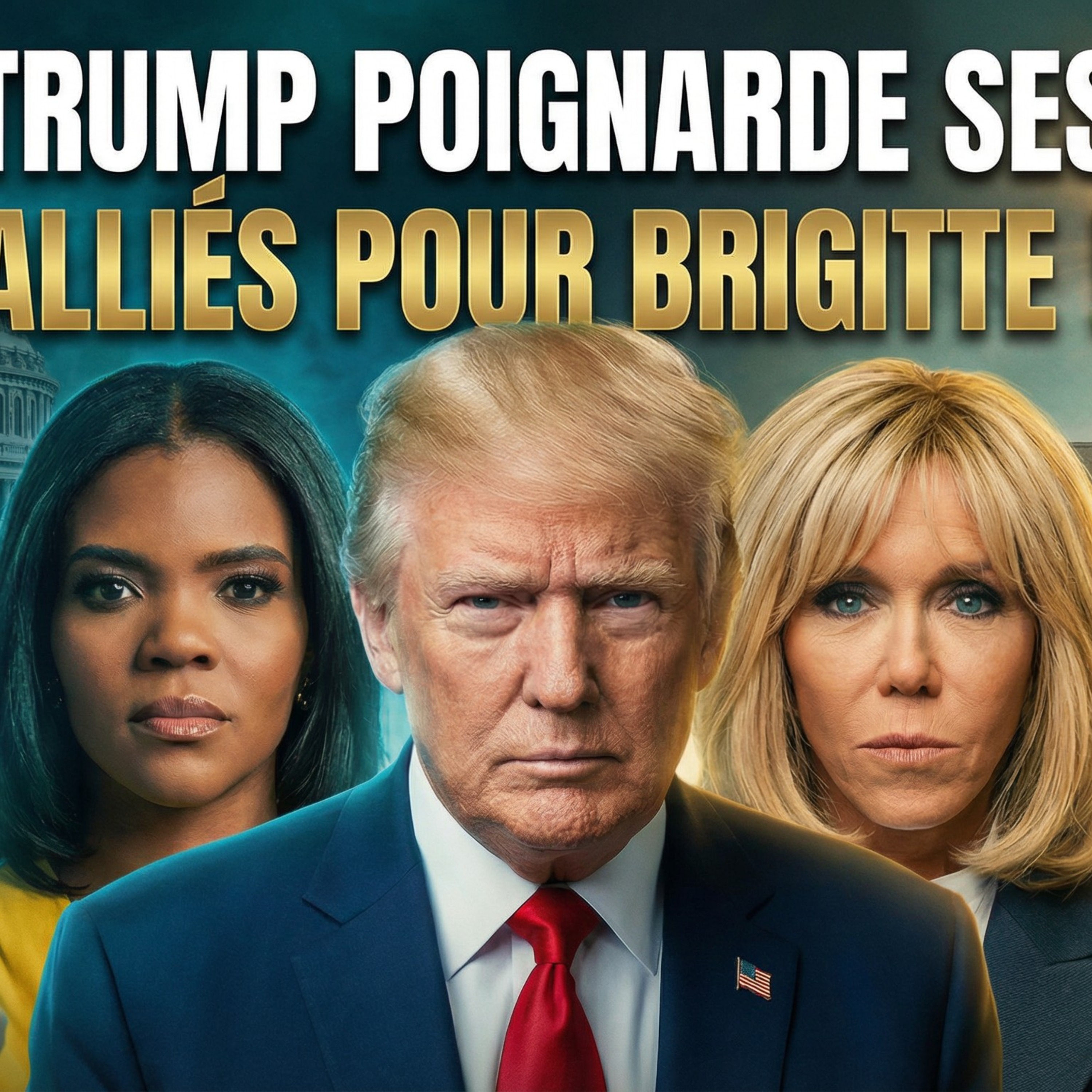 Défense de Brigitte MACRON : TRUMP lance la trahison de son propre camp