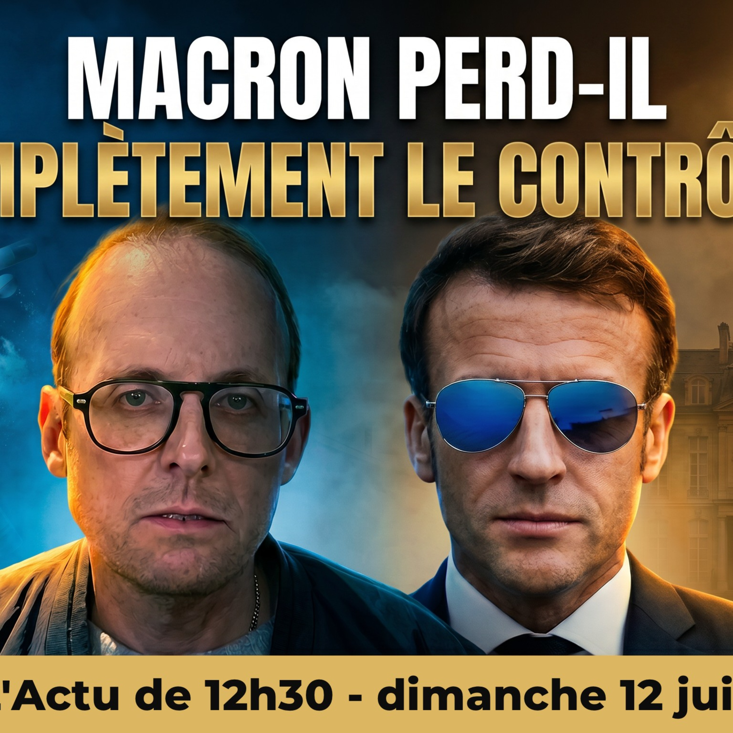 Lunettes noires de MACRON : quelque chose de GRAVE se prépare…