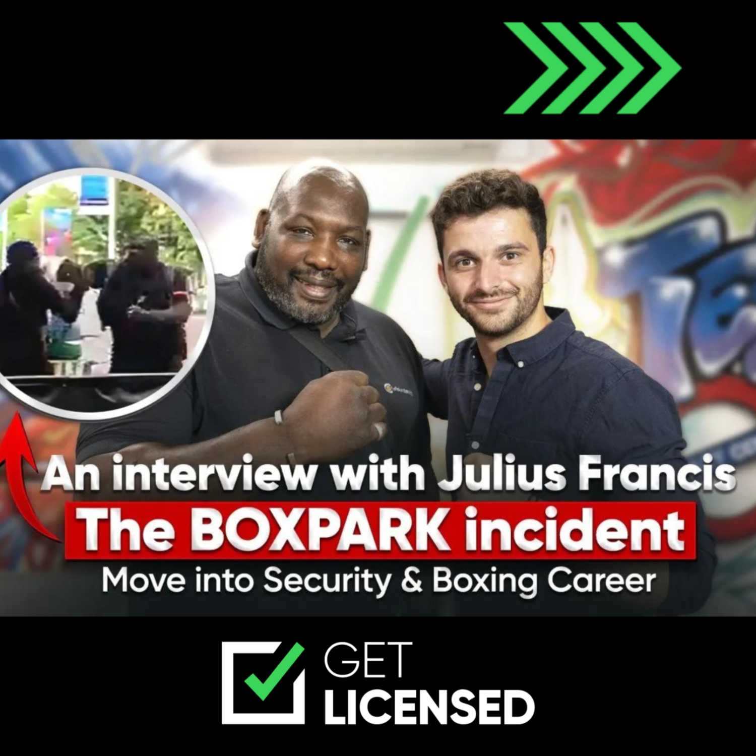 Julius Francis talks about the BOXPARK knockout | Plus Security, Boxing & SIA Licence