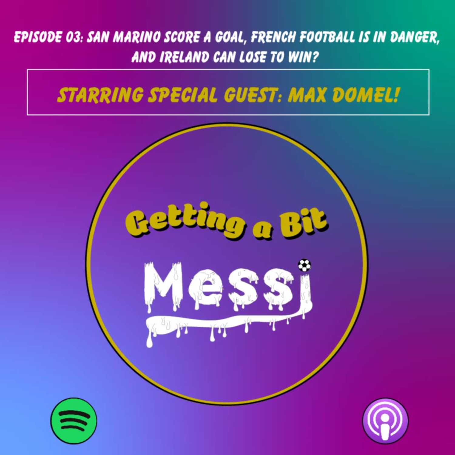 Episode 03: San Marino Score a Goal, French Football is in Danger, & Ireland Can Lose to Win? (ft. guest Max Domel!) episode artwork
