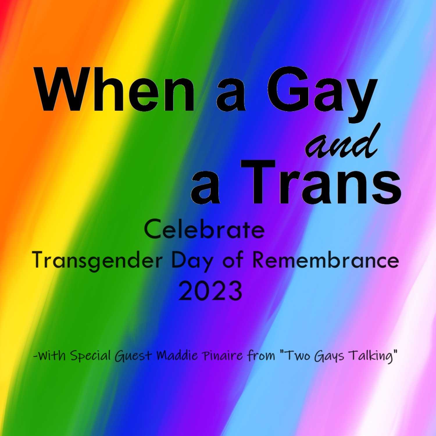 When a Gay and a Trans Celebrate Transgender Day of Remembrance 2023 episode artwork