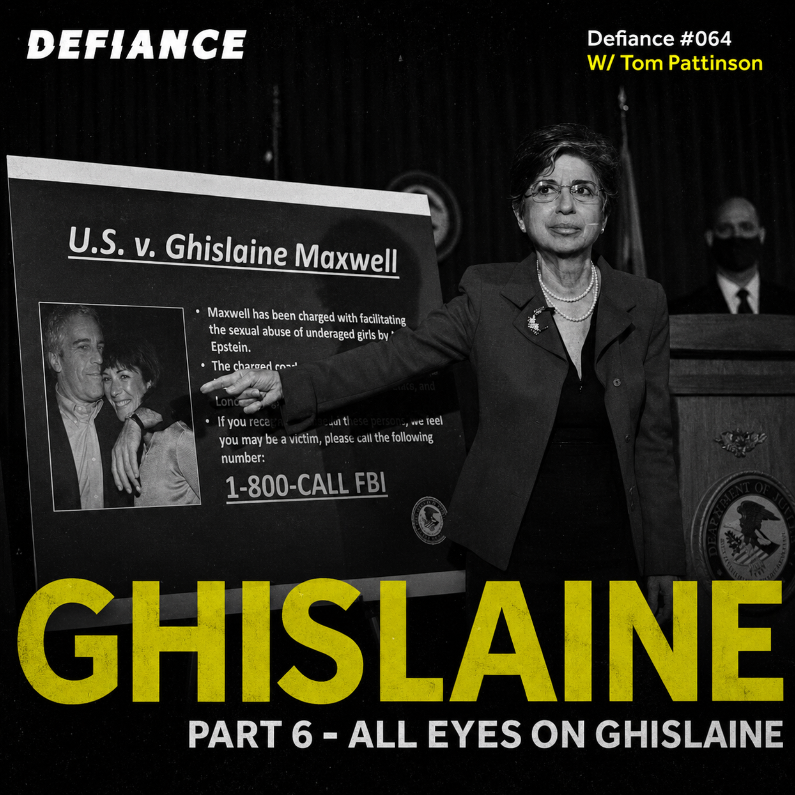 Ghislaine: All eyes on Ghislaine episode artwork