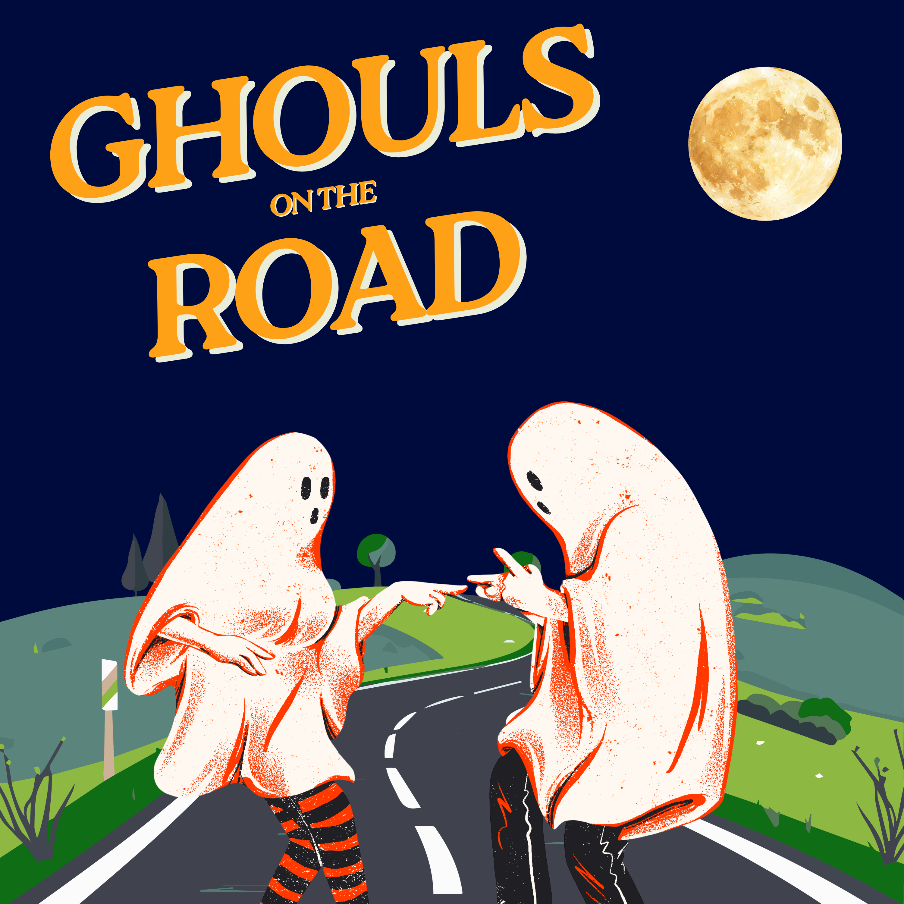 Ghouls on the Road podcast artwork