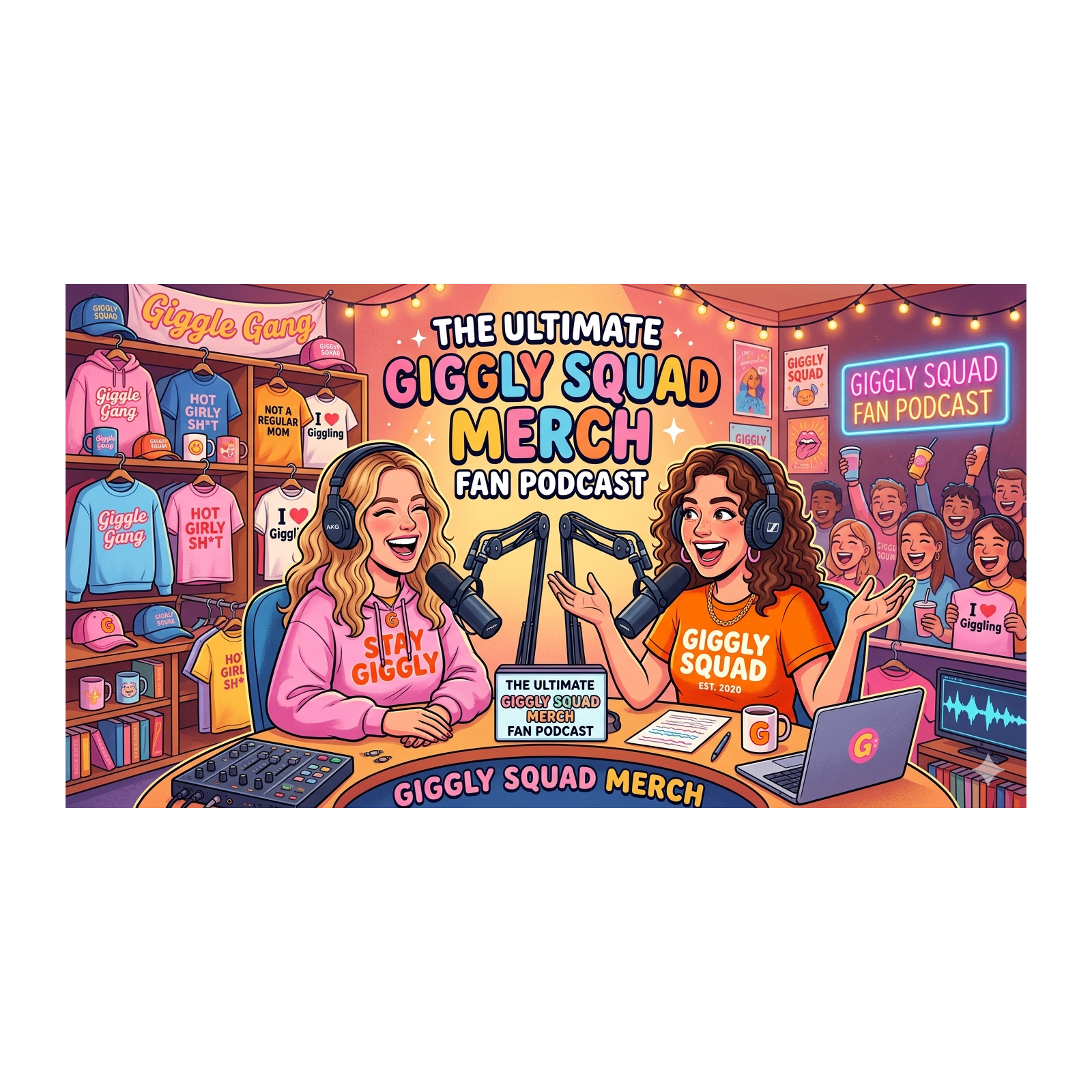 The Ultimate Giggly Squad Merch Fan Podcast episode artwork