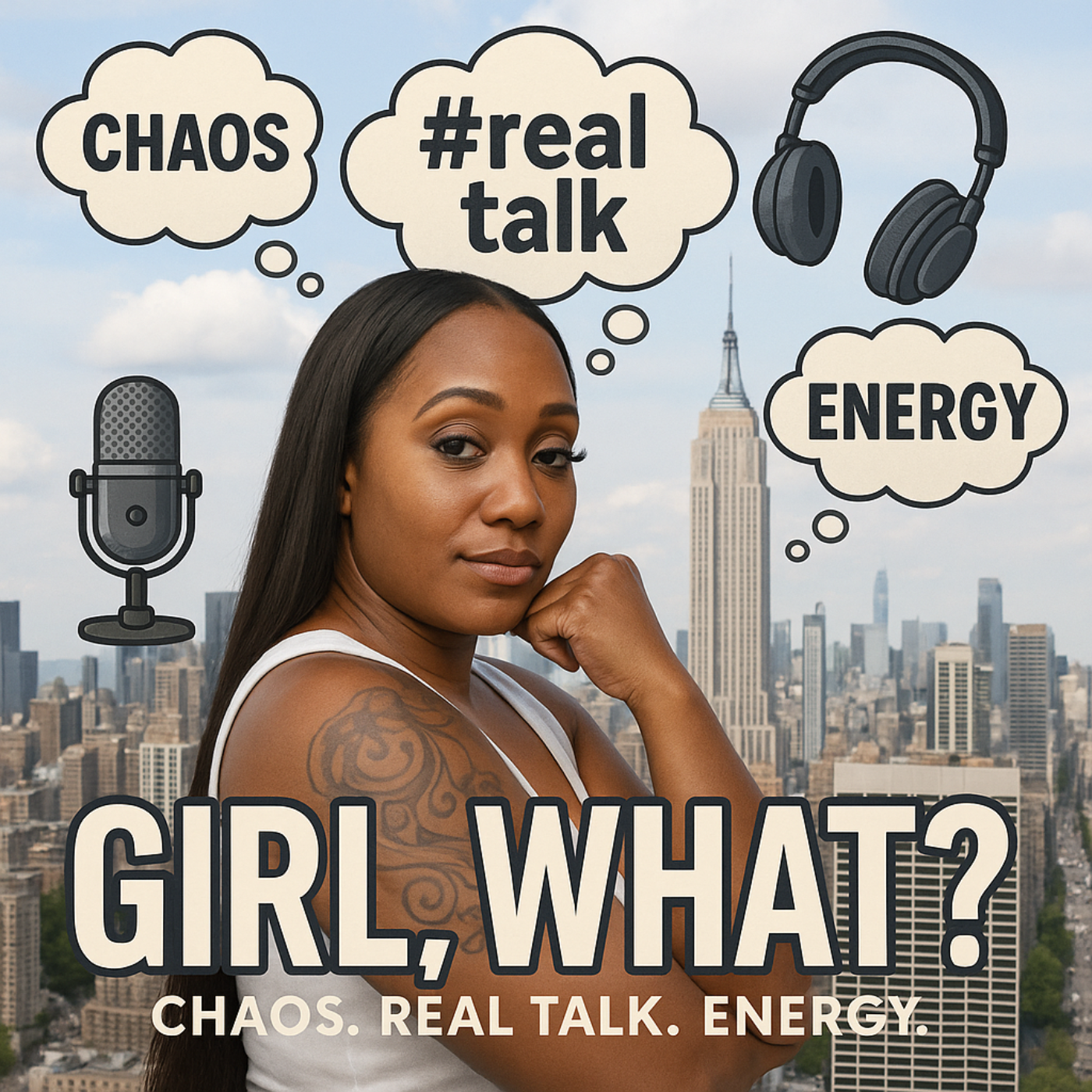 Girl, What?! podcast artwork