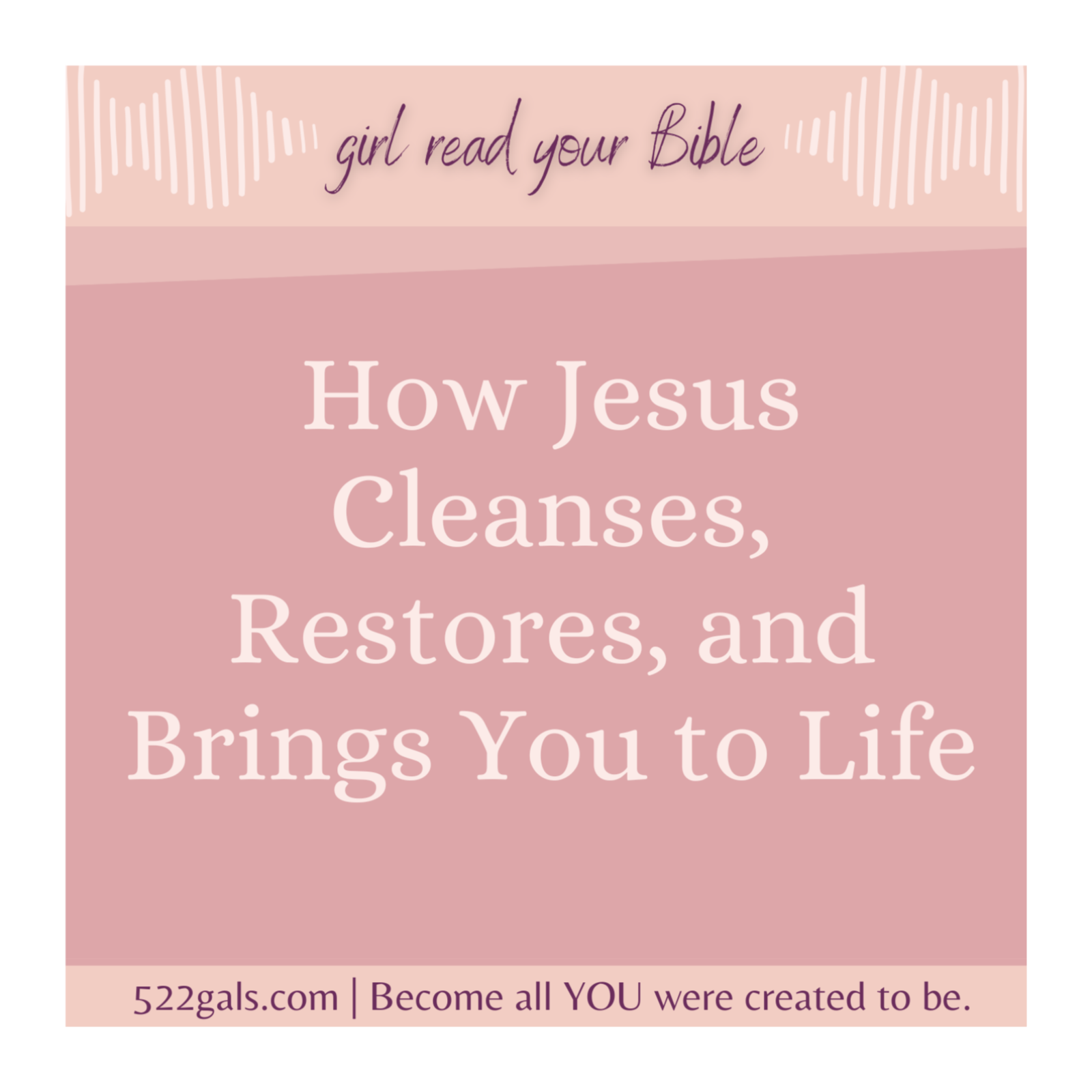 How Jesus Cleanses, Restores, and Brings You to Life | Daughter, Your Faith Has Made You Well episode artwork