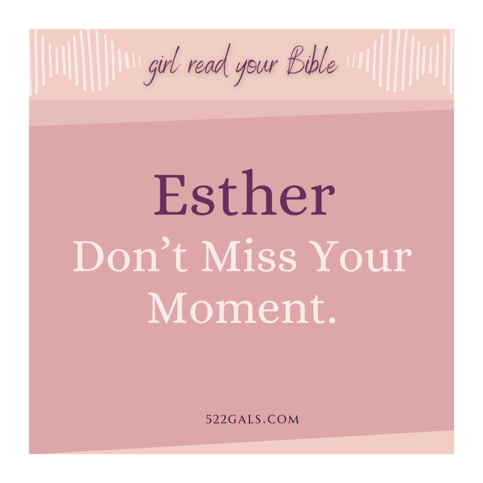 Esther | Don't Miss Your Moment episode artwork