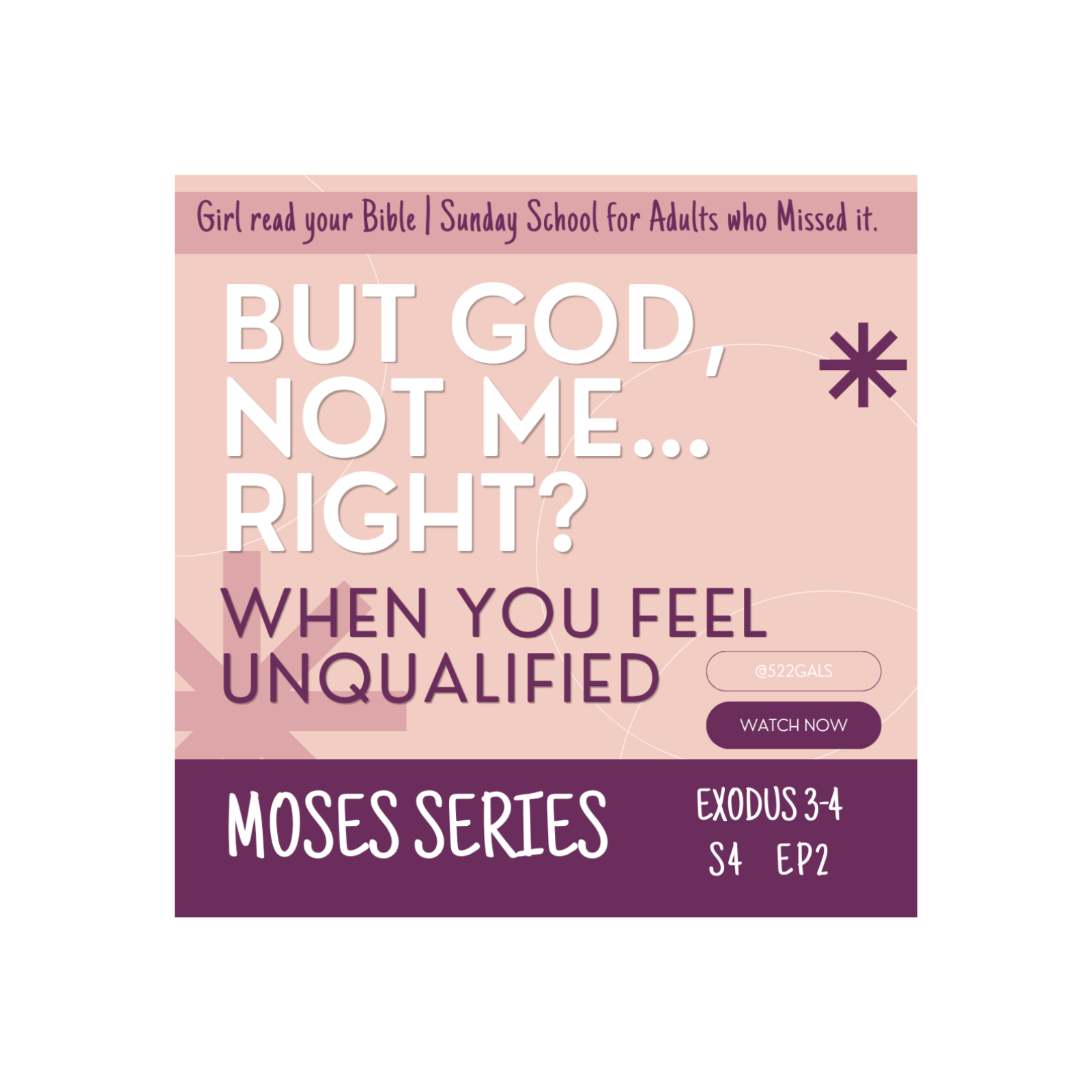 “But God, Not Me… Right?” | When You Feel Unqualified (Exodus 3–4) | Moses Series pt2 episode artwork