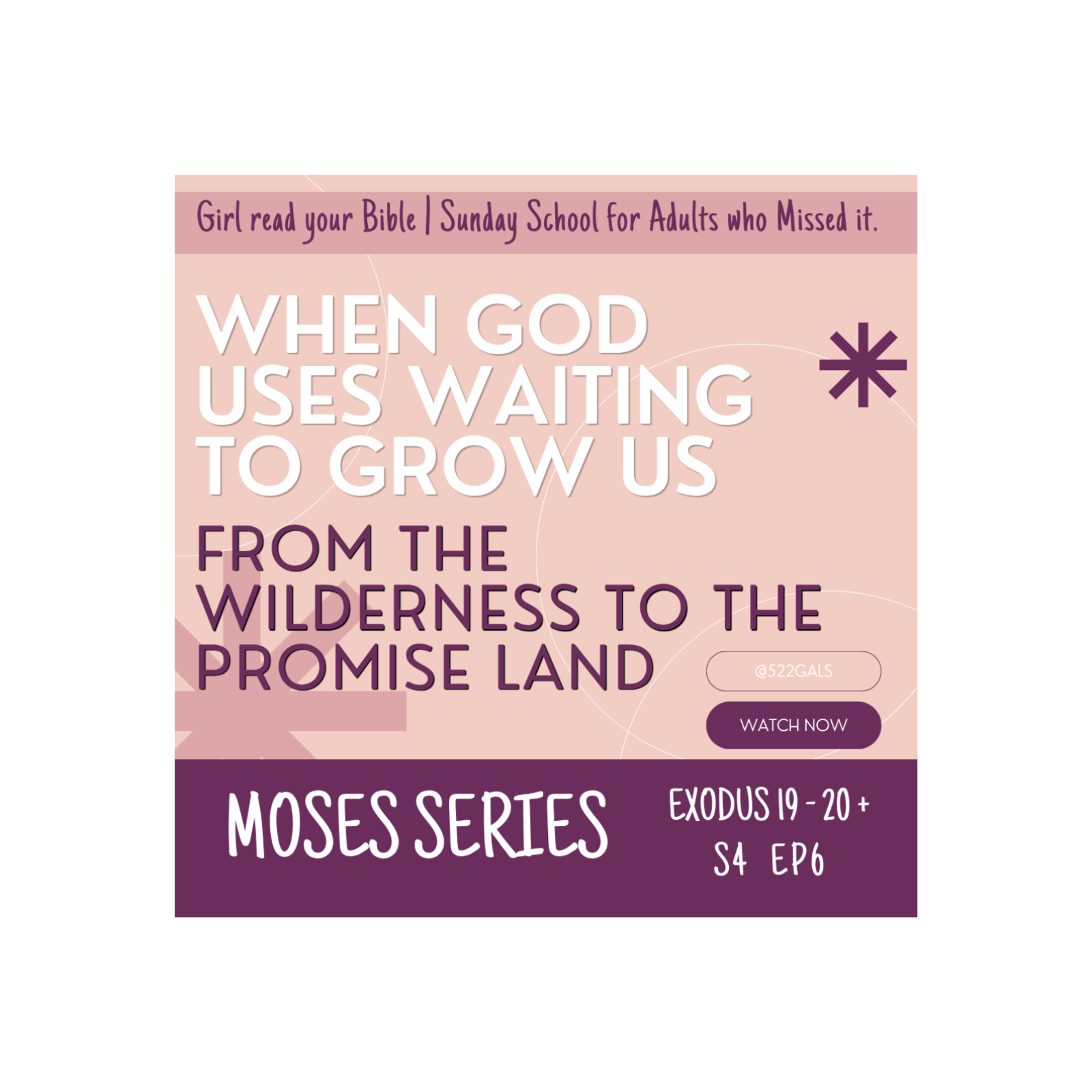 When God Uses Waiting to Grow Us | From the wilderness to the Promise Land | Moses Series pt 6 episode artwork