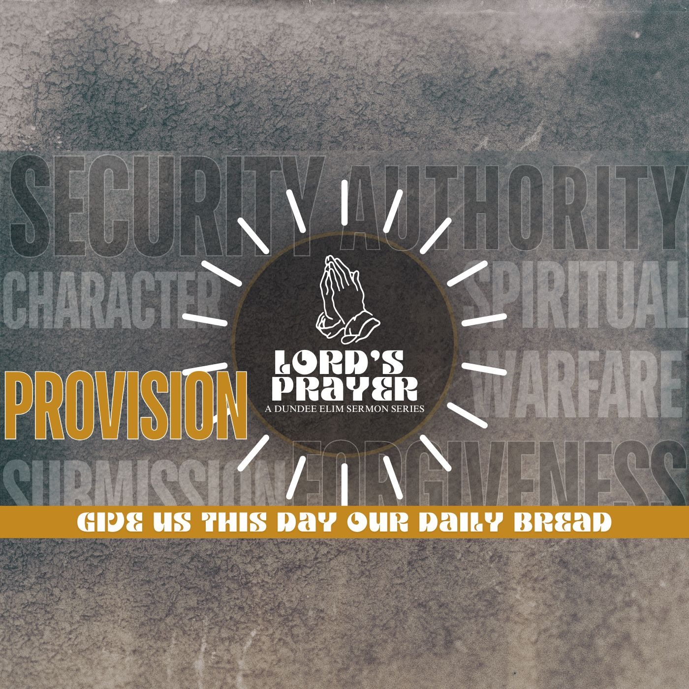 Give us this day our daily bread