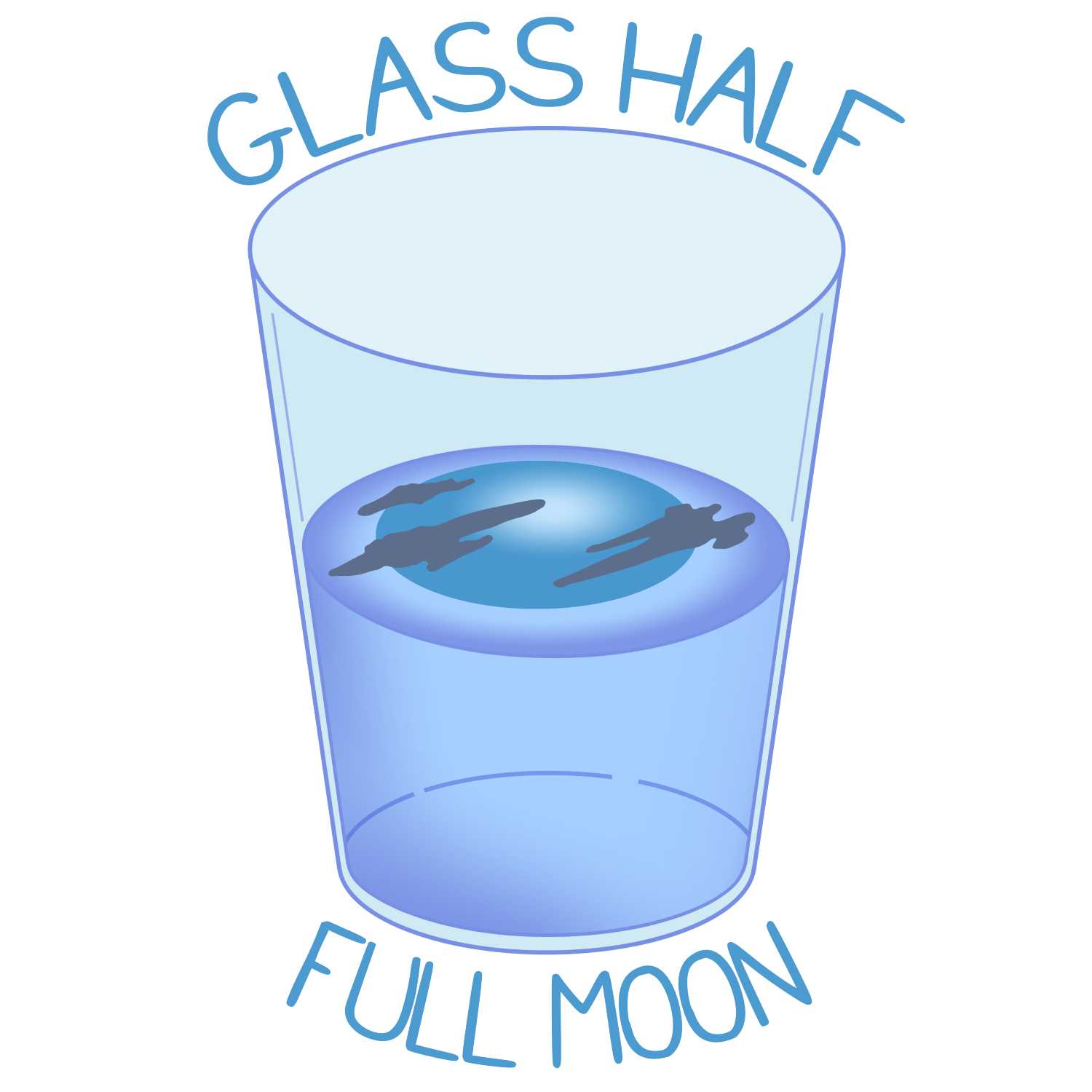 Glass Half Full Moon