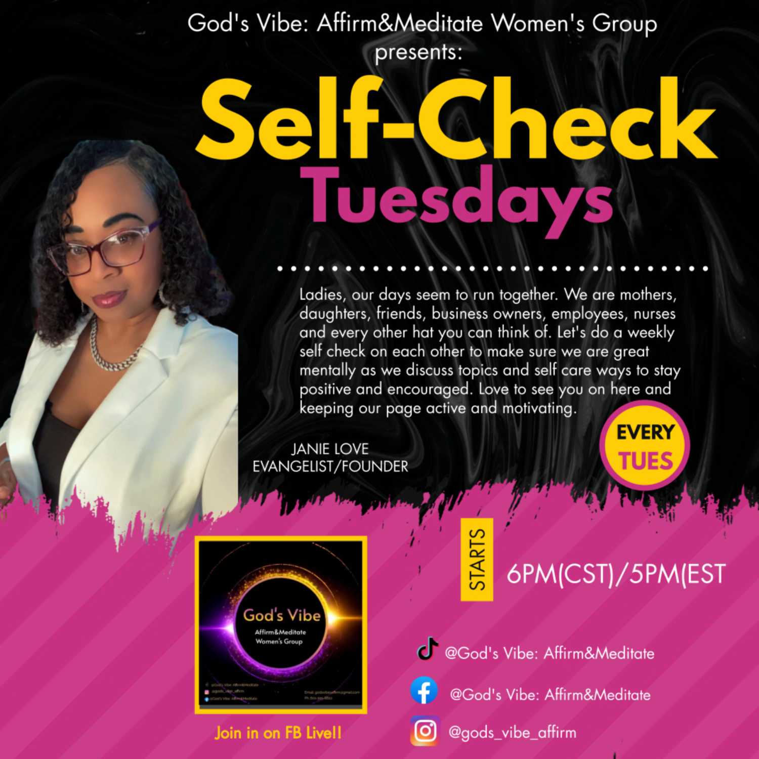 God's Vibe: Affirm&Meditate