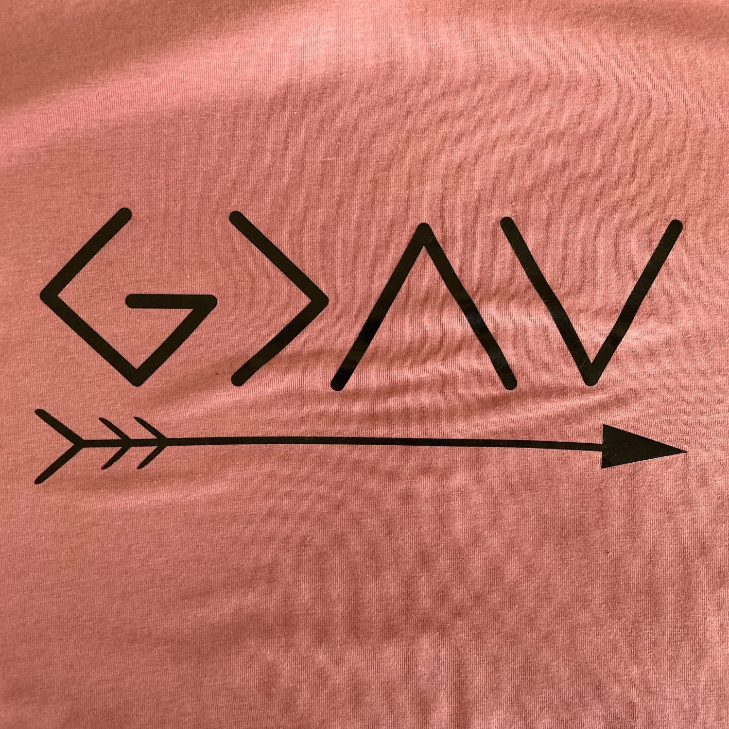 God is greater than the highs and lows