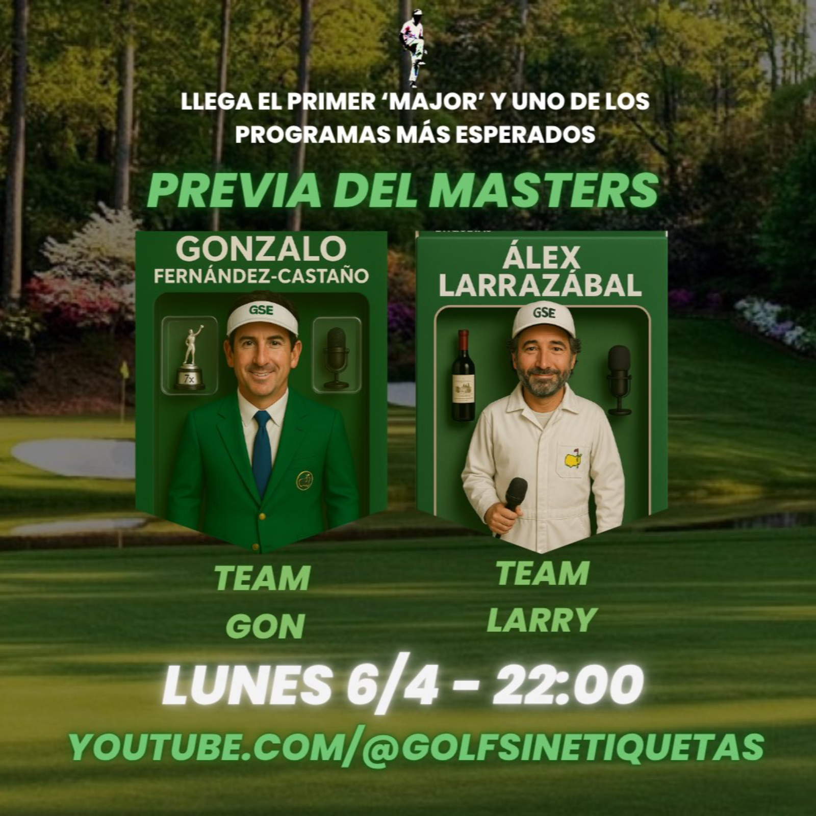 GSE 4x32: Nos ponemos guapos para la previa del Masters episode artwork
