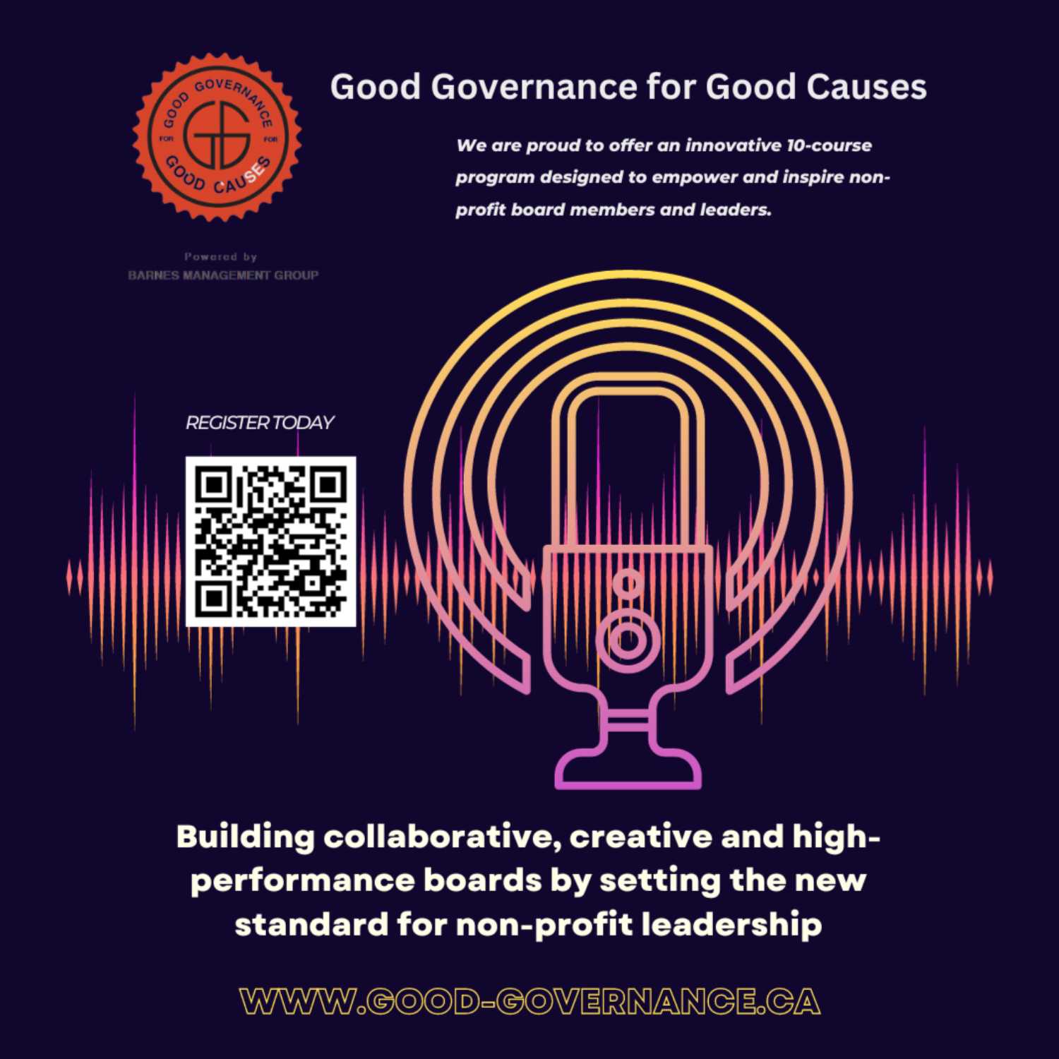 Good Governance For Good Causes