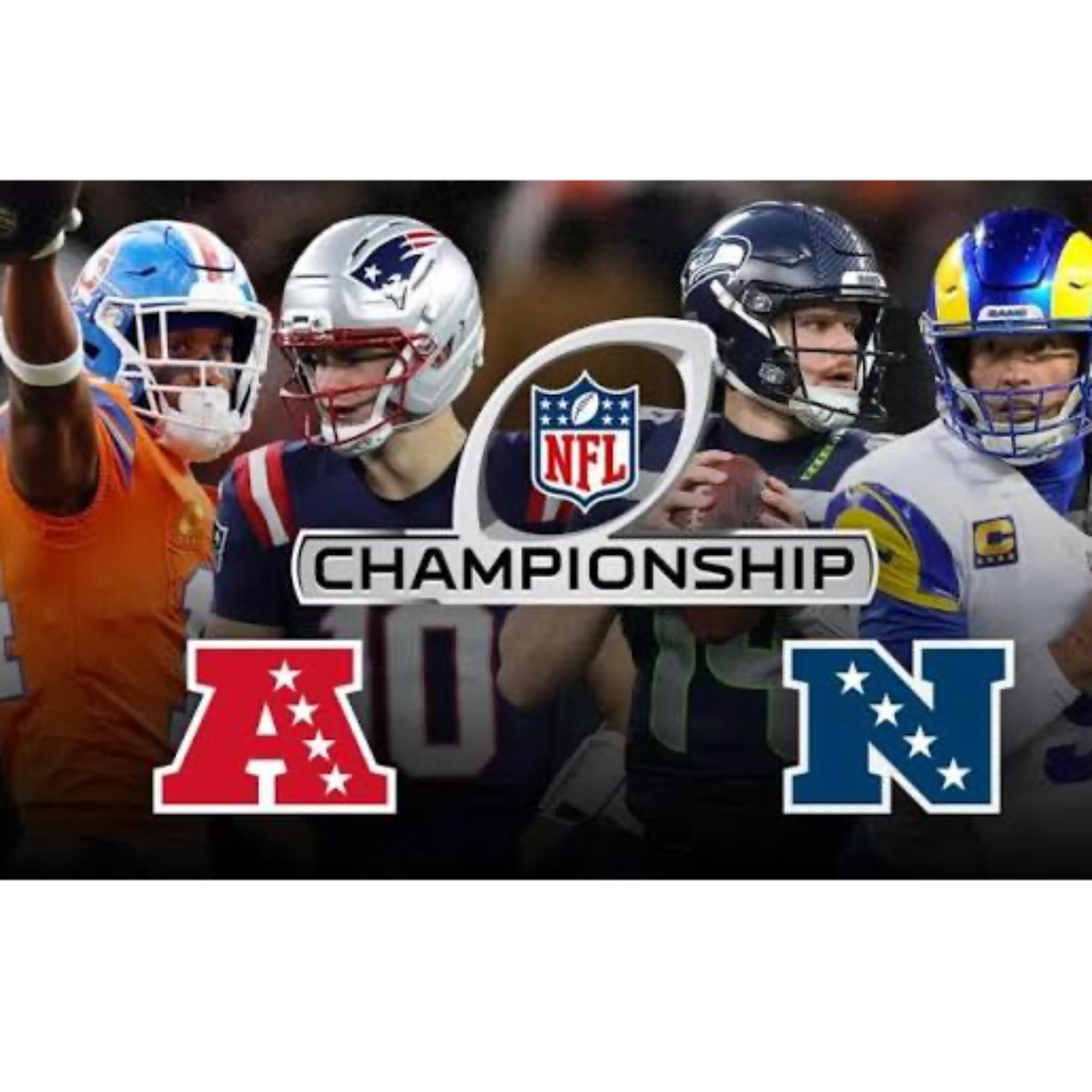 NFL Championship weekend I got the Broncos VS Rams in Super  Bowl  episode artwork