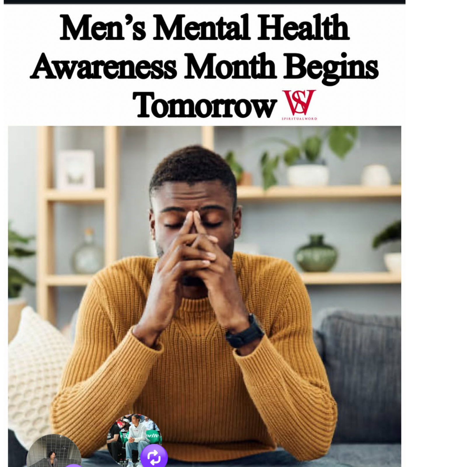 Men’s Mental Health Awareness Month  episode artwork