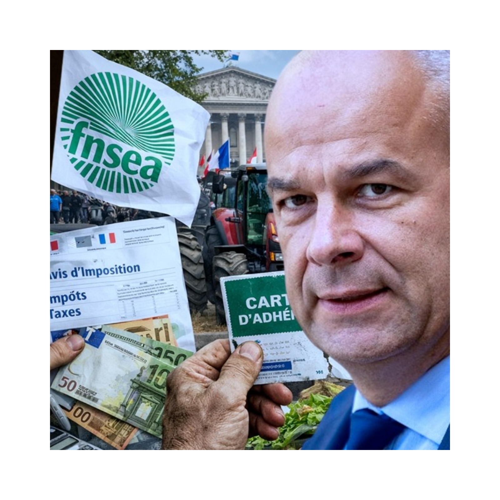 LA FNSEA FAIT DU THÉÂTRE À PARIS PENDANT QUE LES PAYSANS SUBISSENT LA RÉPRESSION | GPTV INTERVIEW