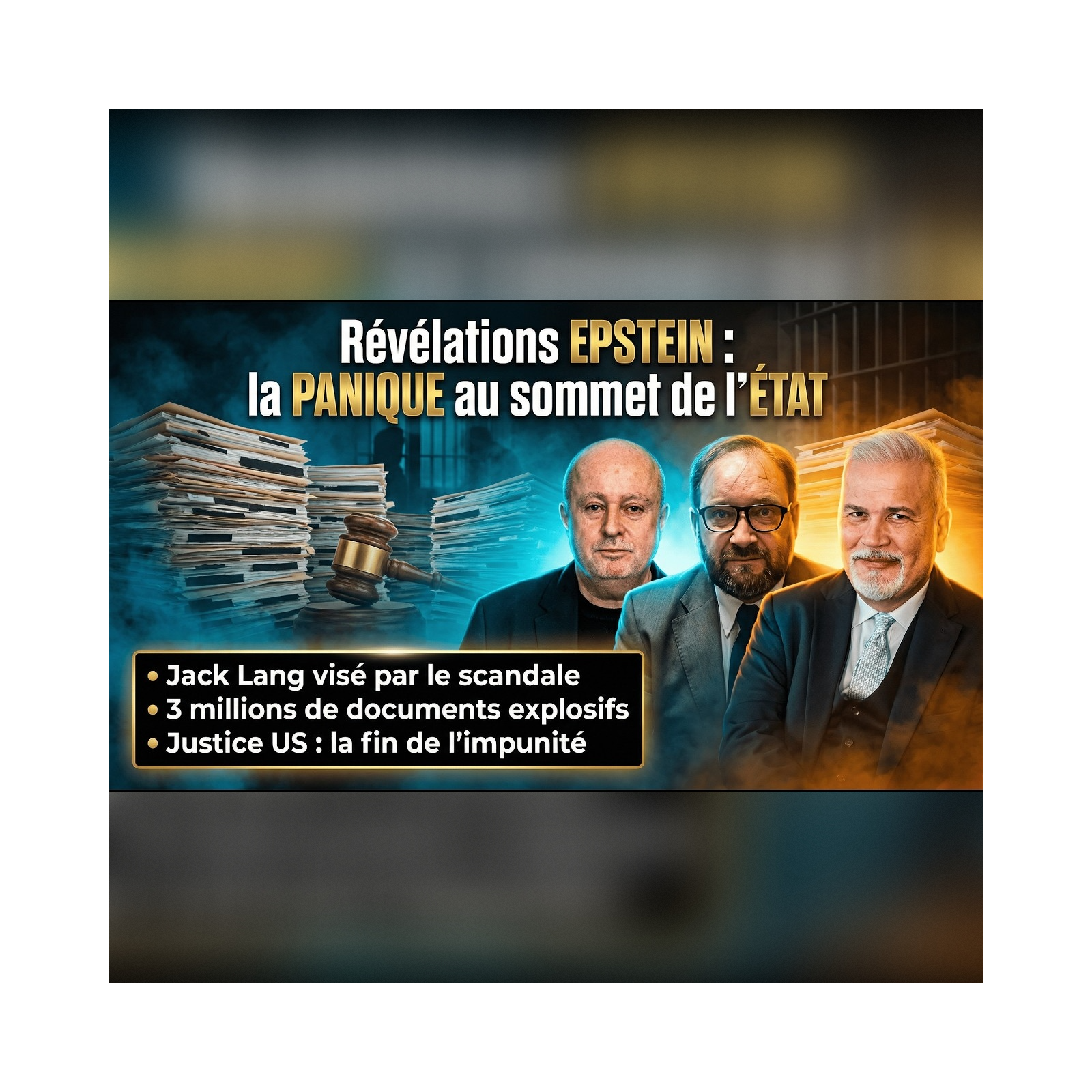 Affaire Epstein : L’omerta sur les NOMS de l’oligarchie explose | GPTV