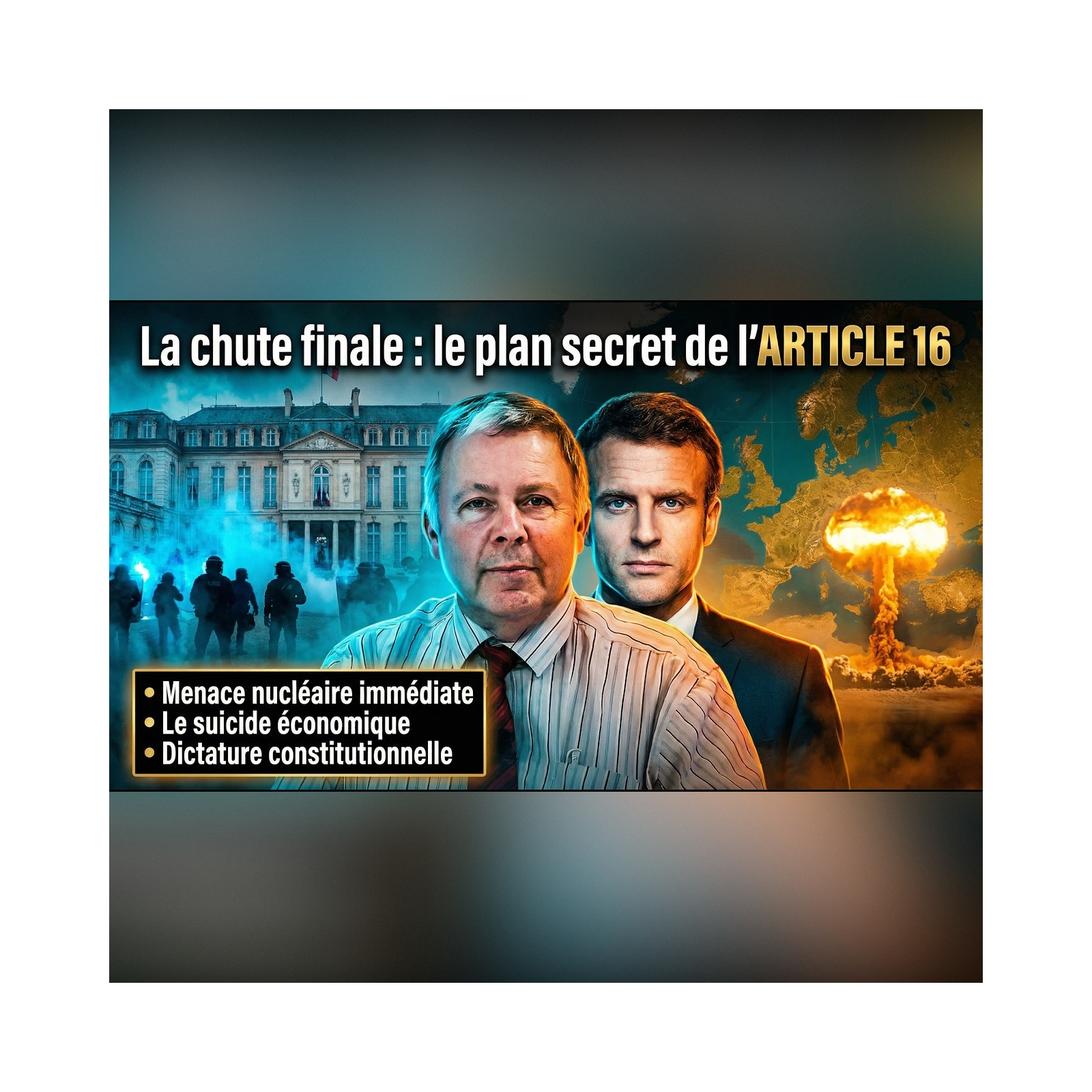 Cet ancien RG balance tout sur l’ARTICLE 16 que Macron pourrait activer | GPTV