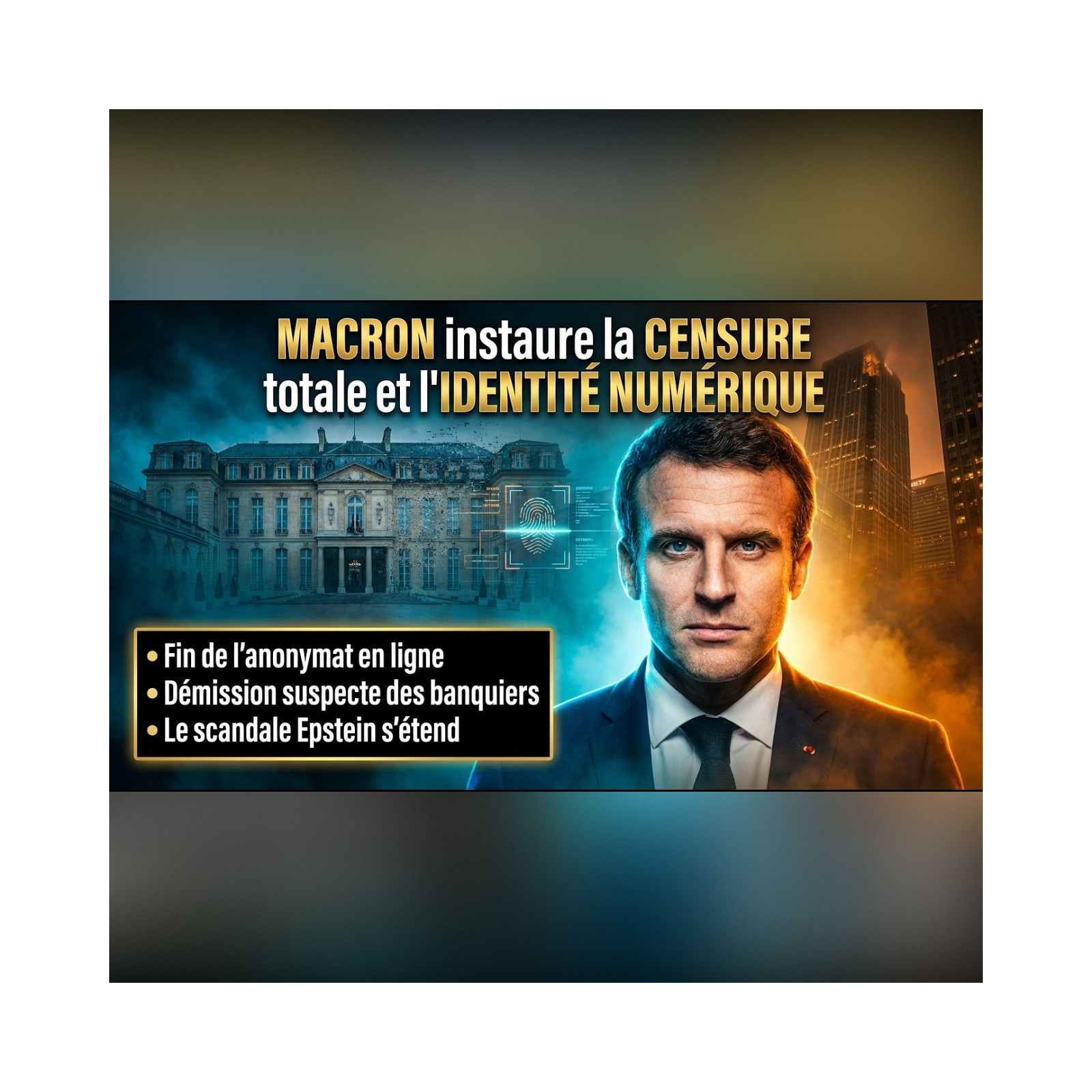 Le plan de MACRON pour verrouiller INTERNET via la loi SREN | GPTV