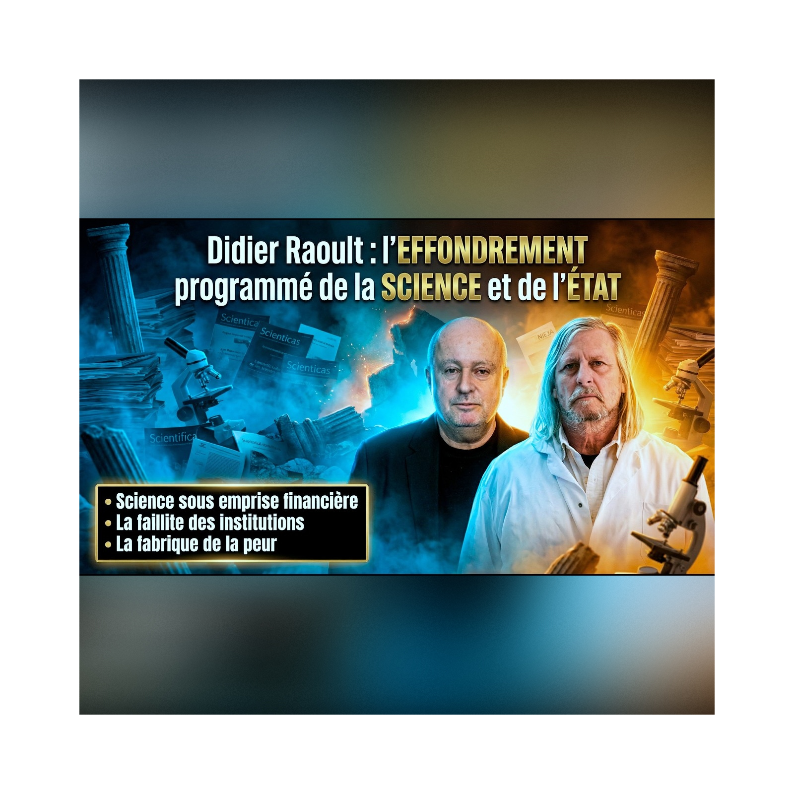 Didier RAOULT dénonce l'emprise du cartel EPSTEIN sur la SCIENCE | GPTV