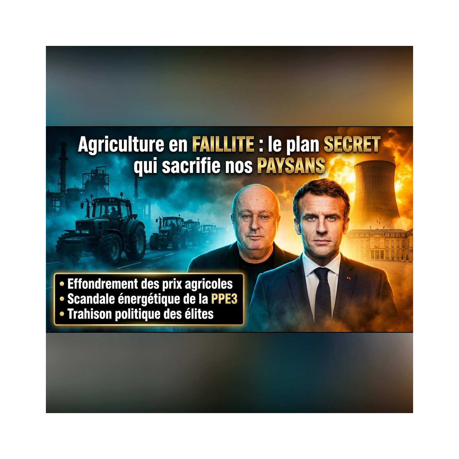 Oubliez le SALON de l’AGRICULTURE : MACRON organise le SABOTAGE de la France | GPTV