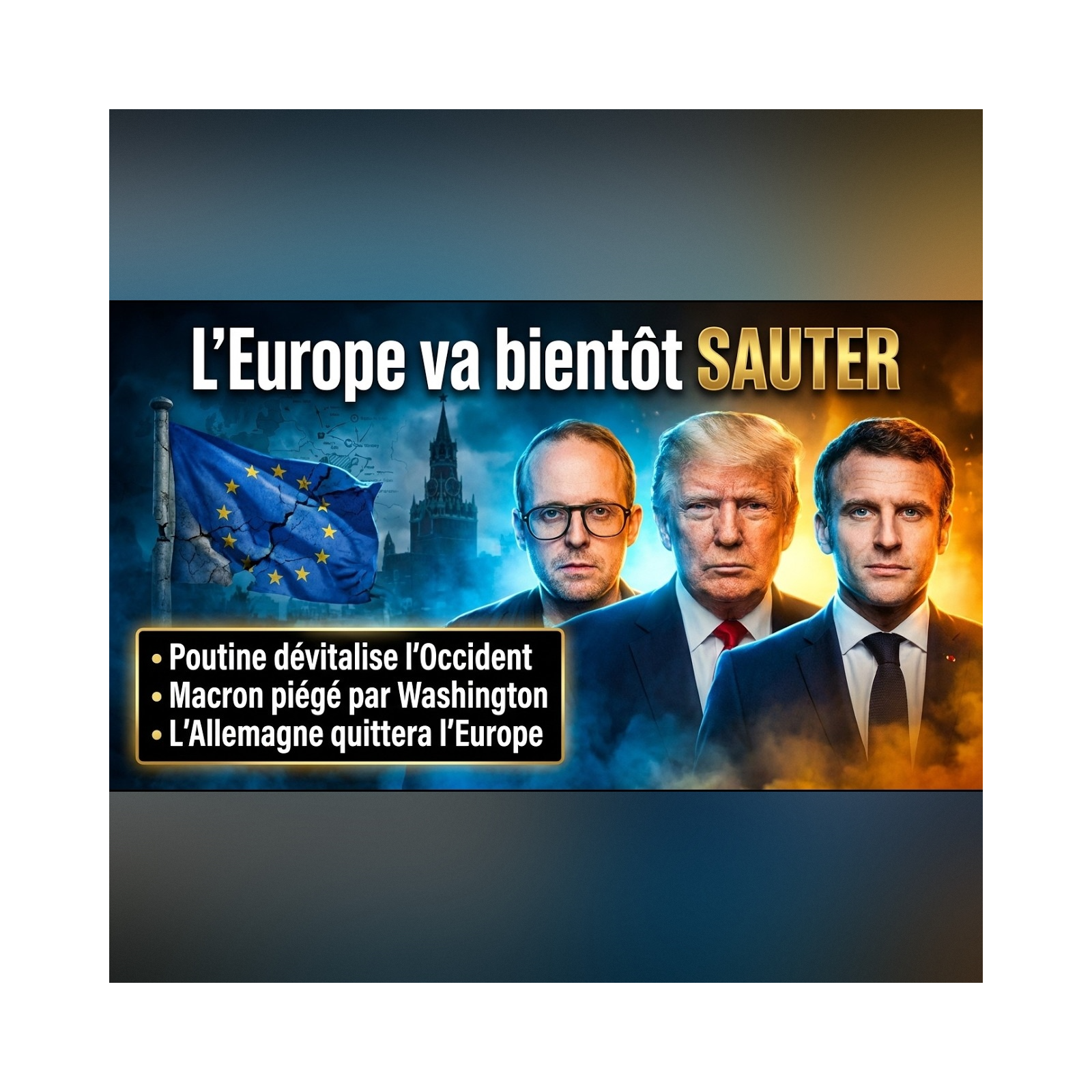 Pourquoi MACRON sacrifie la FRANCE face au retour de TRUMP | GPTV