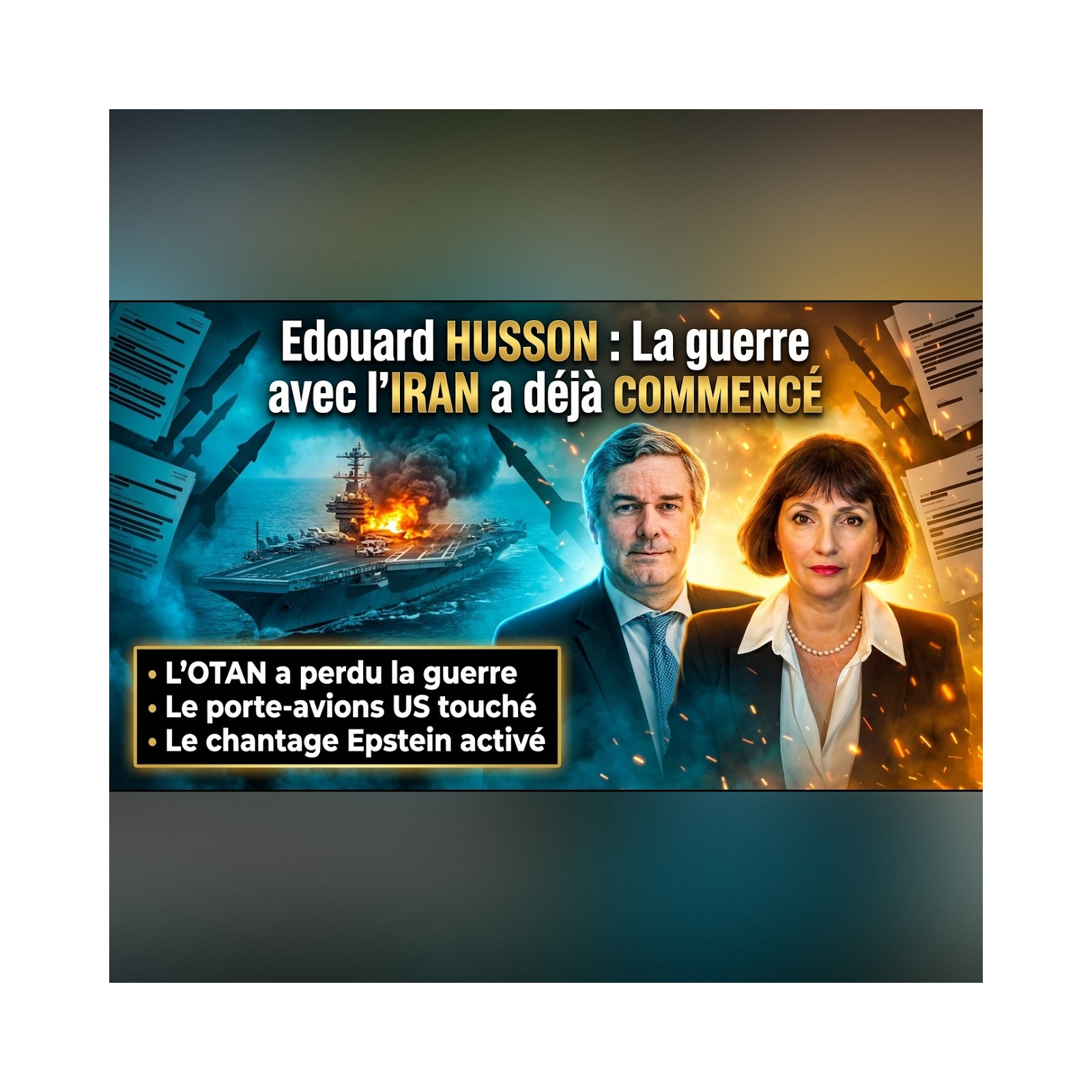 Chantage EPSTEIN : Edouard HUSSON révèle comment NETANYAHOU manœuvre TRUMP vers la GUERRE | GPTV