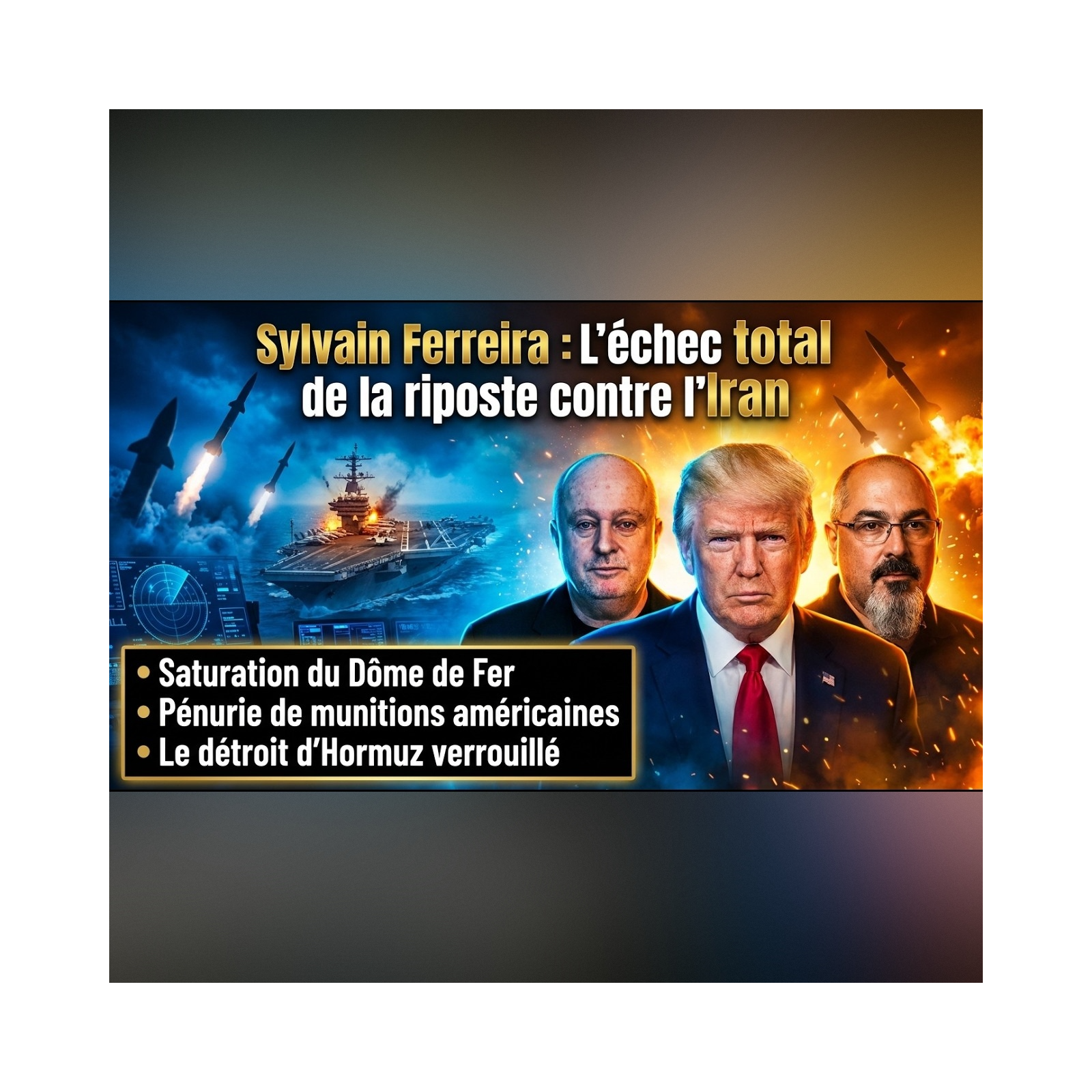 Sylvain FERREIRA dévoile comment ISRAËL est piégé en IRAN après l'échec de la décapitation ! | GPTV