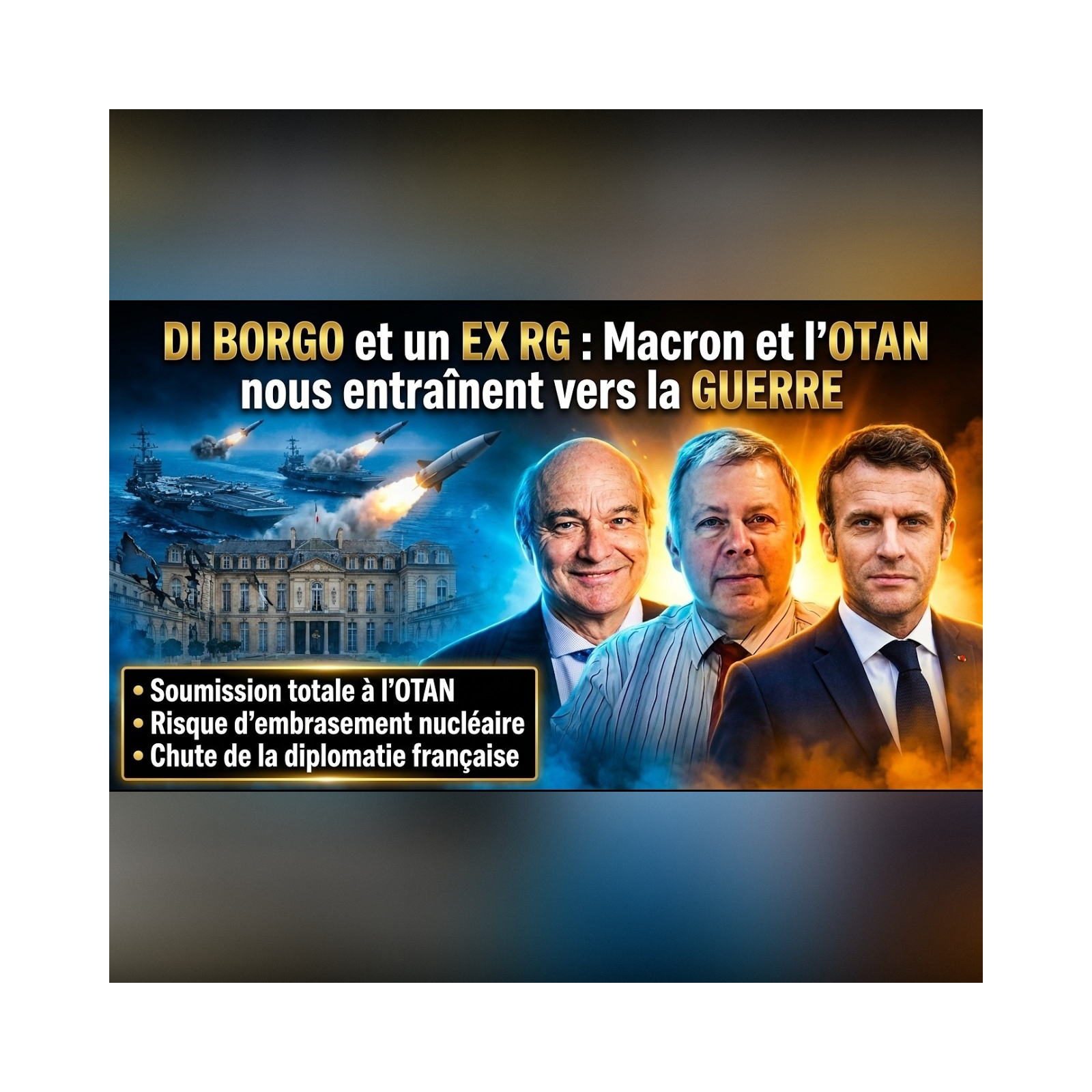Pozzo Di Borgo et un ex RG balancent tout : l'OTAN SACRIFIE la France face à l'Iran ! | GPTV