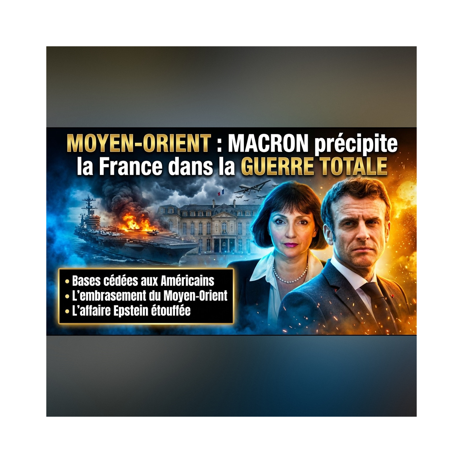 Comment MACRON nous piège dans l’ENGRENAGE de la guerre au Moyen-Orient | GPTV
