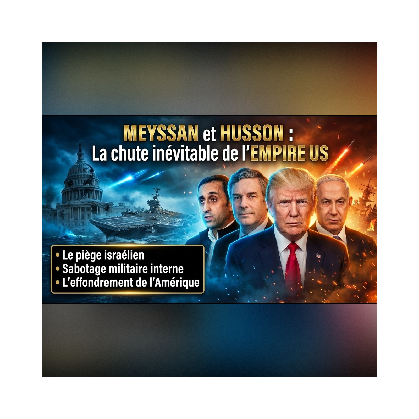 L'implosion des ÉTATS-UNIS est désormais inéluctable : Meyssan et Husson BALANCENT TOUT ! | GPTV