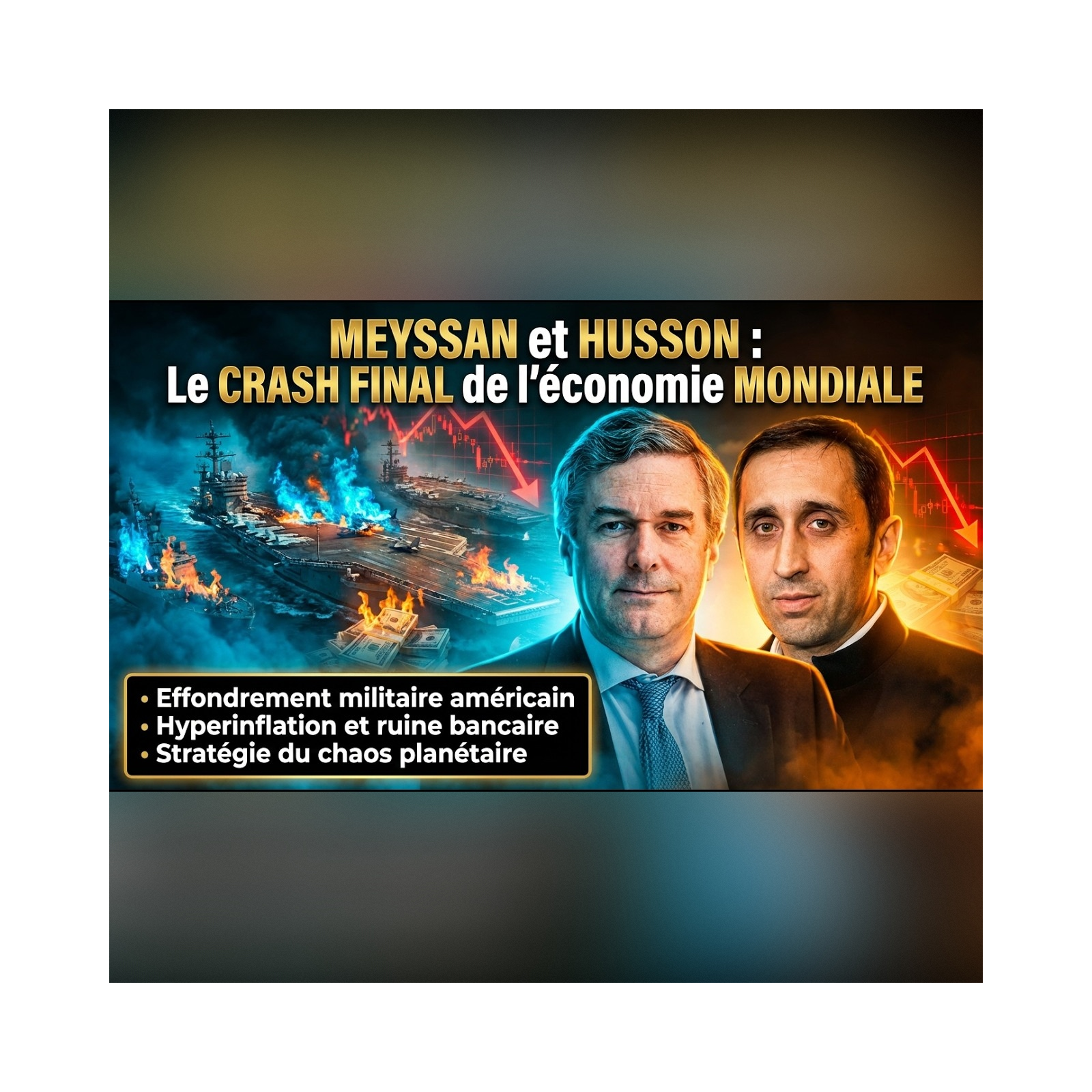 Meyssan et Husson révèlent pourquoi l'Occident préfère la GUERRE totale au KRACH financier | GPTV