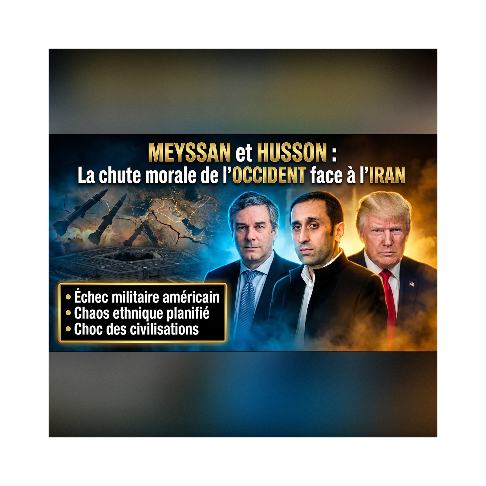 Meyssan et Husson BALANCENT TOUT sur l’APOCALYPSE déclenchée par l’offensive de Trump en Iran | GPTV