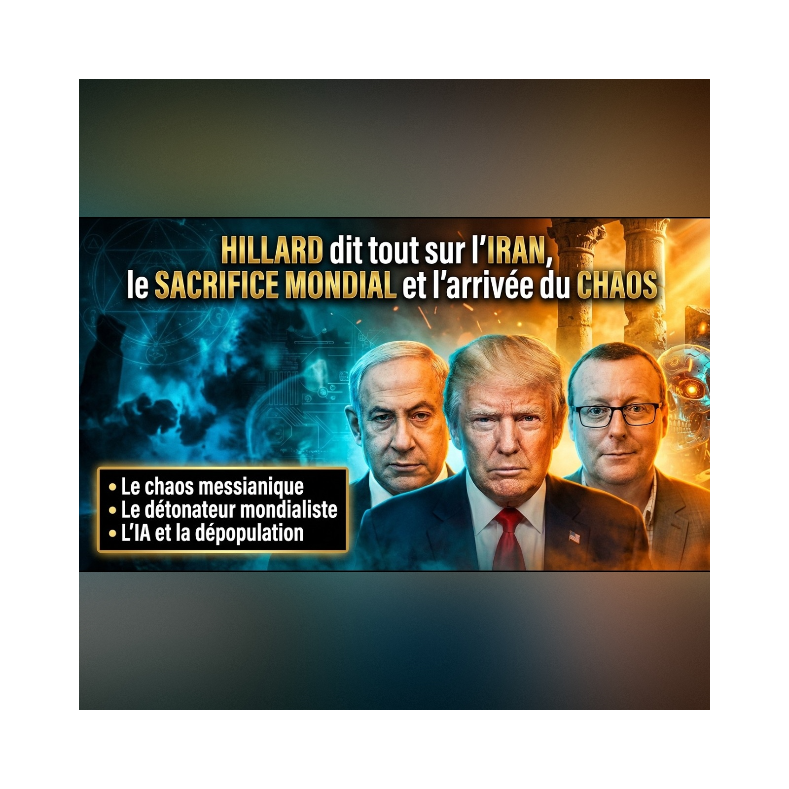 Pierre Hillard BALANCE TOUT sur les racines OCCULTES du CHAOS organisé par les élites ! | GPTV