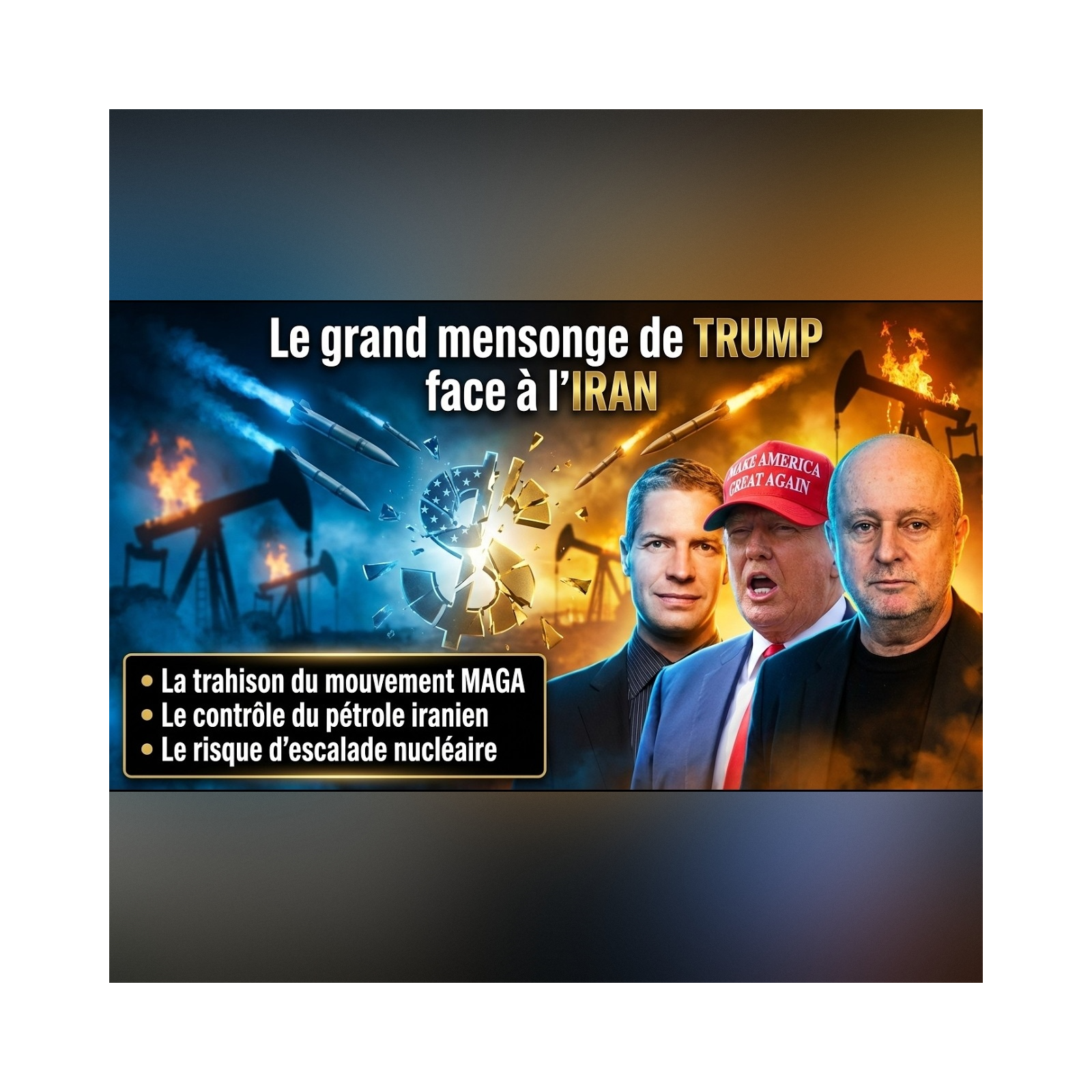 Nikola MIRKOVIC : TRUMP trahit sa base MAGA en attaquant l’IRAN | GPTV