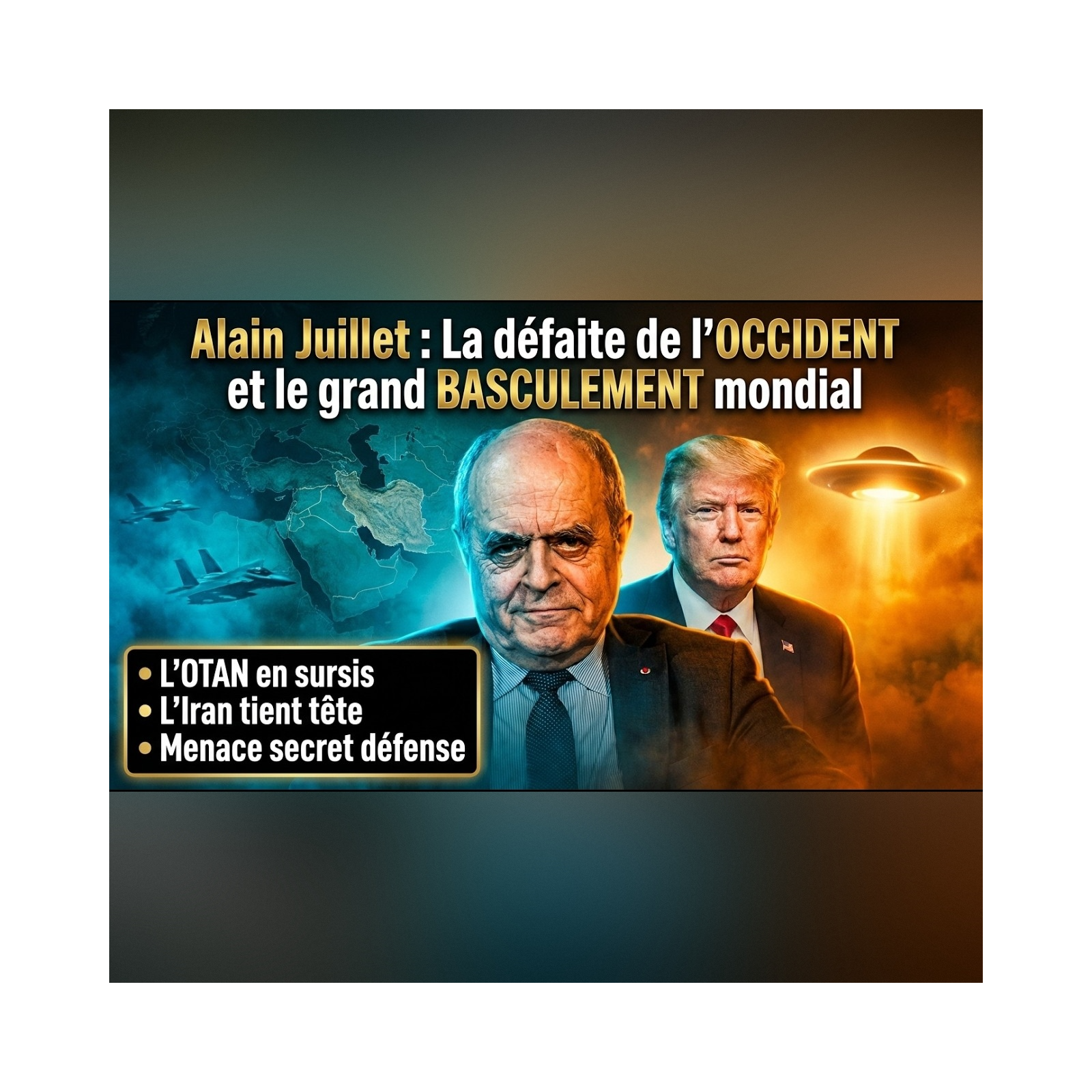 Alain JUILLET : Derrière l'escalade, WASHINGTON prépare un ACCORD SECRET avec l'IRAN | GPTV