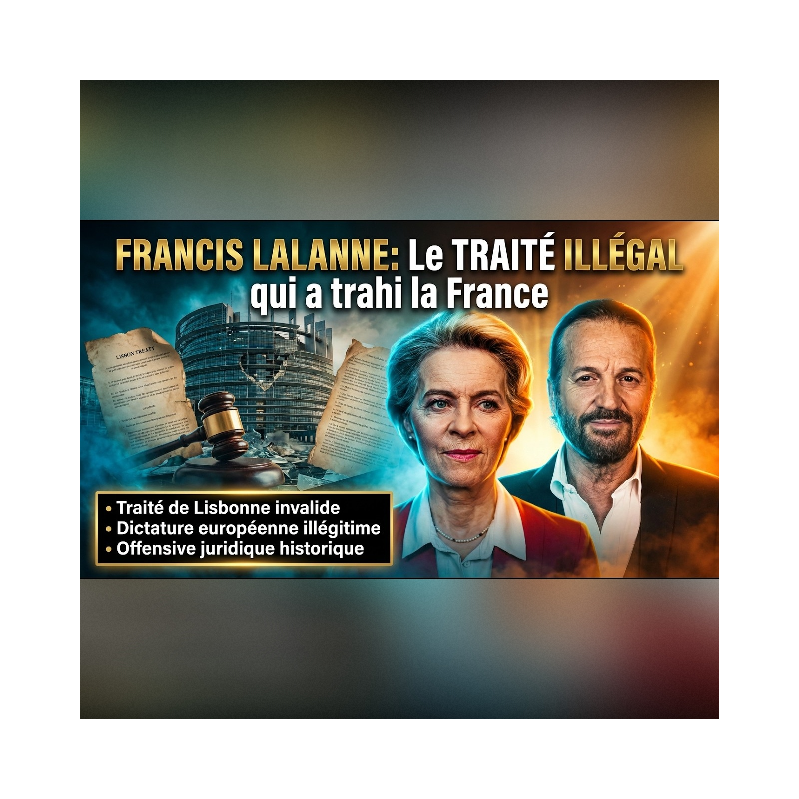 Mandats EXPIRÉS de 2008 : Francis LALANNE menace la caste EUROPÉENNE | GPTV