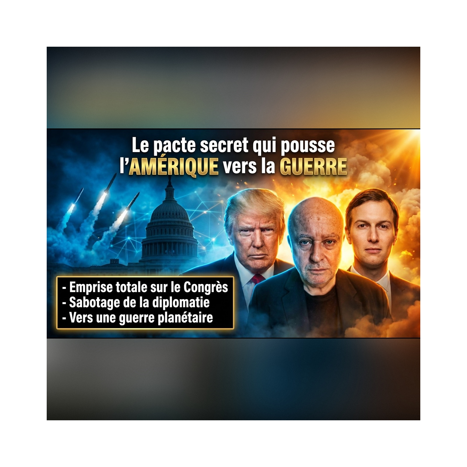 Ce que TRUMP vous CACHE sur l'AGENDA de Jared KUSHNER | GPTV