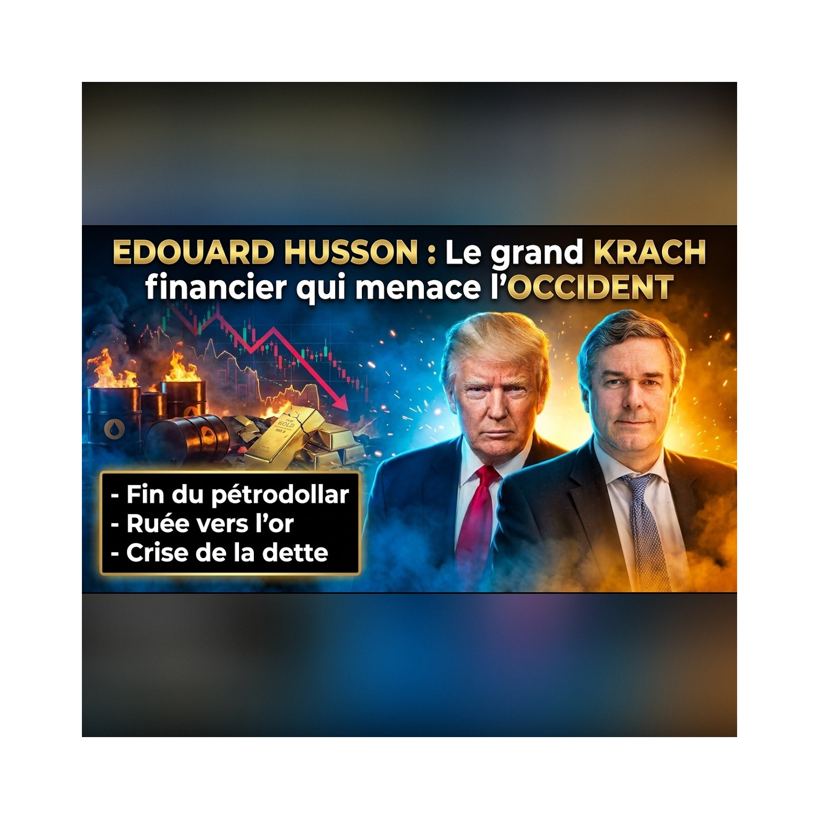 Edouard HUSSON expose ce que l'OCCIDENT vous CACHE sur l'EFFONDREMENT du pétrodollar ! | GPTV